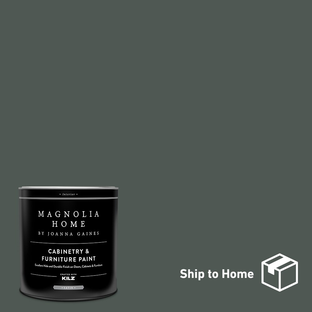 Magnolia Home Magnolia Home by Joanna Gaines Magnolia Green Water-based  Tintable Chalky Paint (1-quart) in the Craft Paint department at