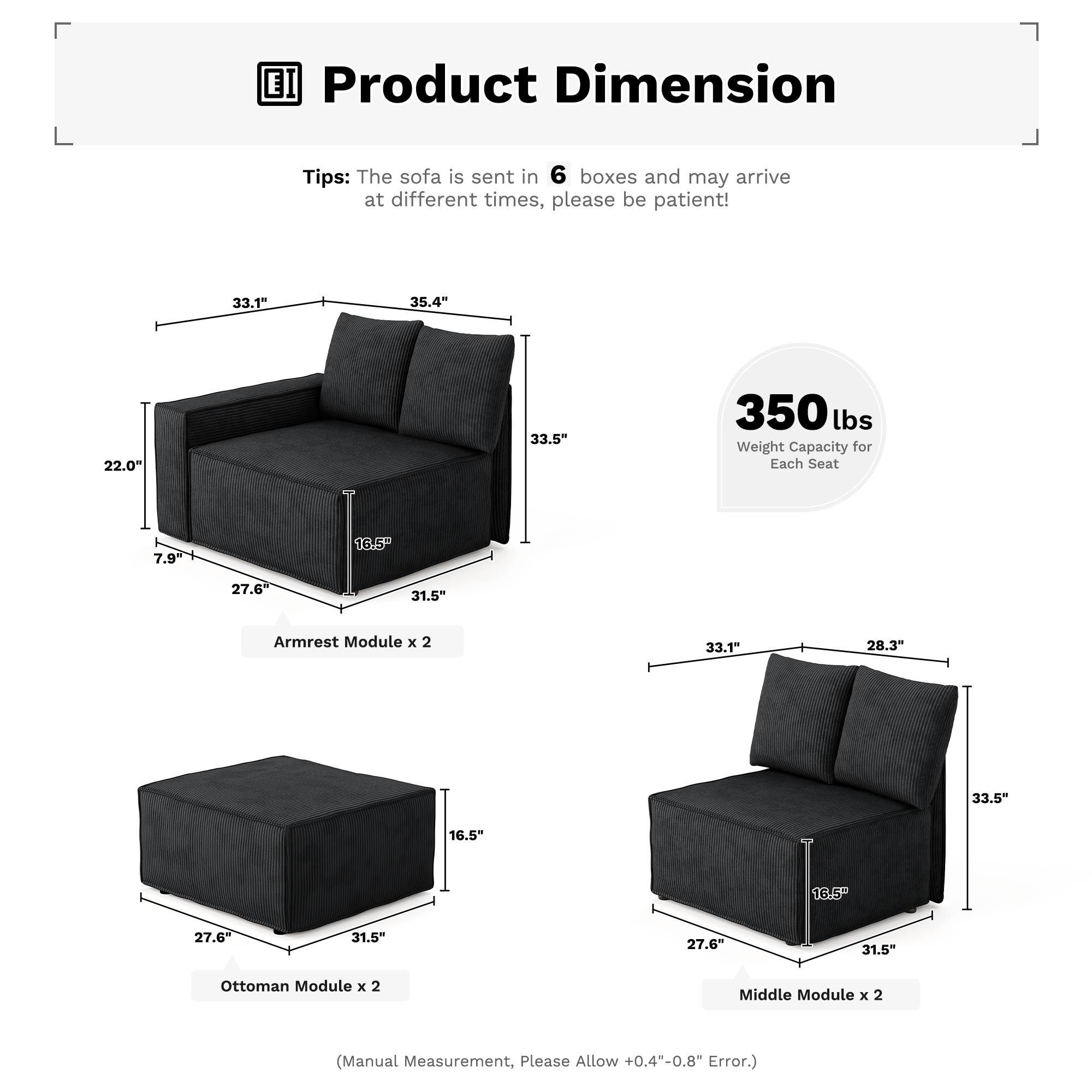Ovios OGOGO400-62 Sofas-Loveseats - View #7