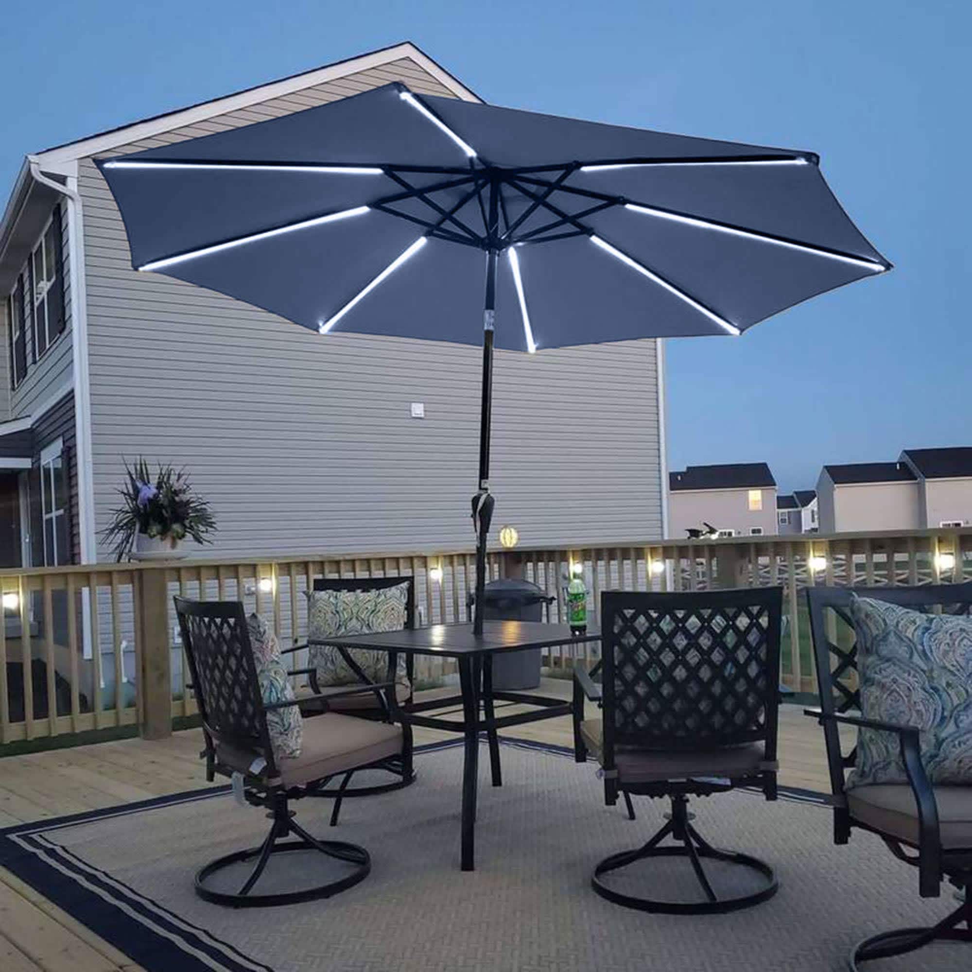 Yescom 07UMB029-9LD-NAVY-LO Umbrellas-2 - View #8