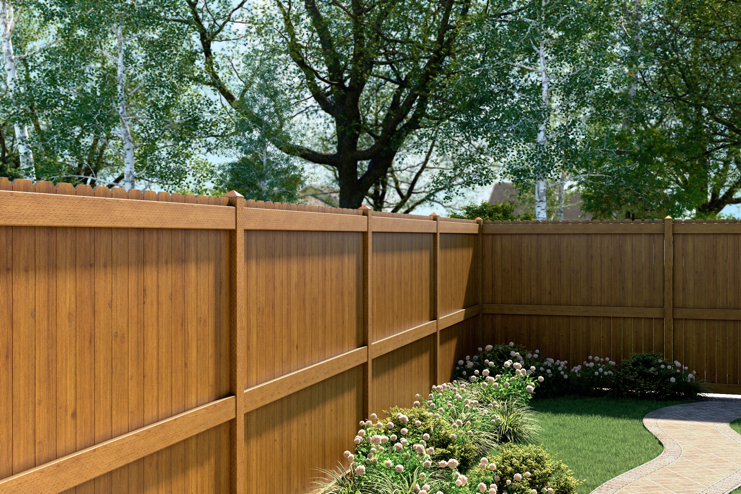 Severe Weather 107038 Wood-Fence-Panels - View #3