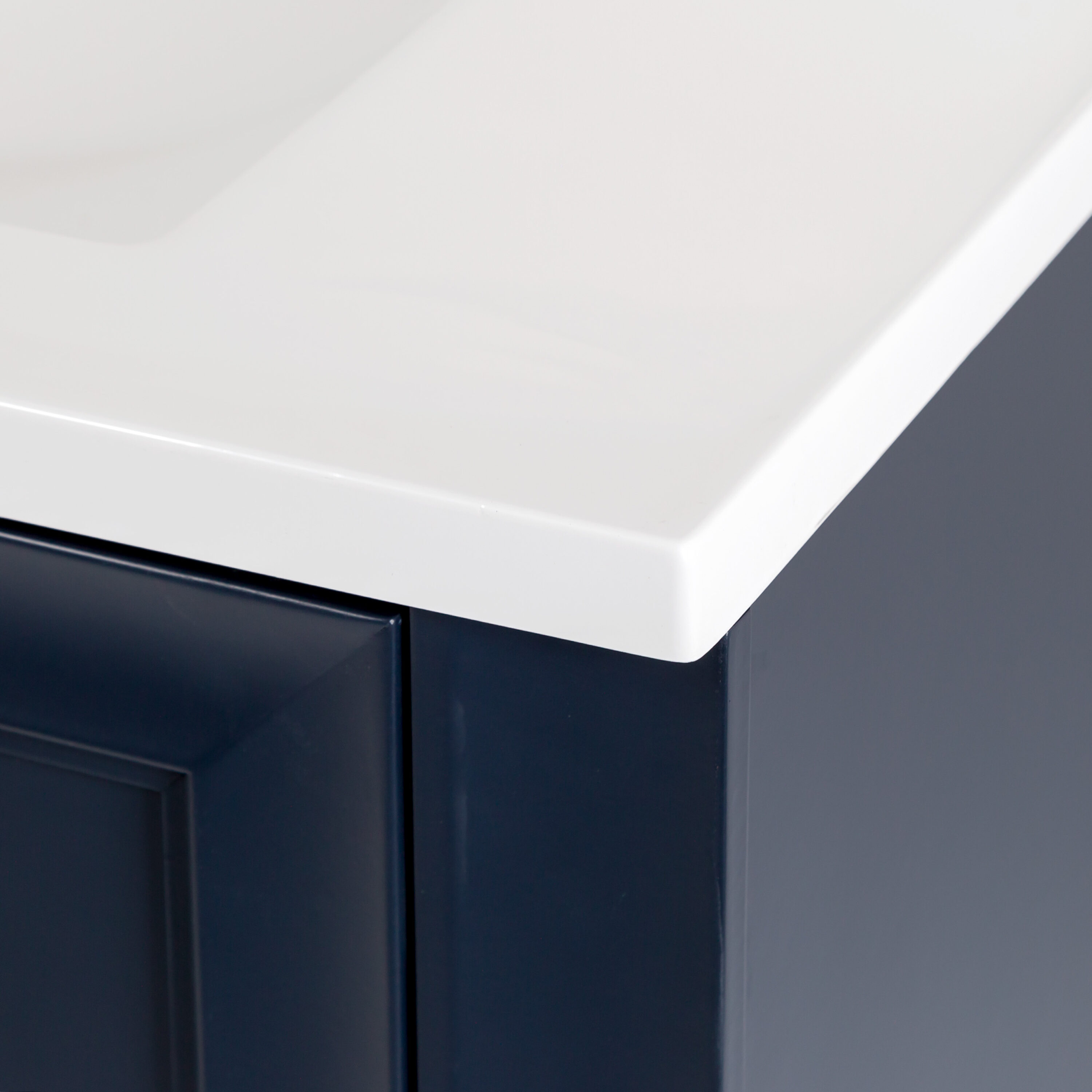 Diamond NOW Owen 60-in Blue Double Sink Bathroom Vanity with White Cultured  Marble Top in the Bathroom Vanities with Tops department at