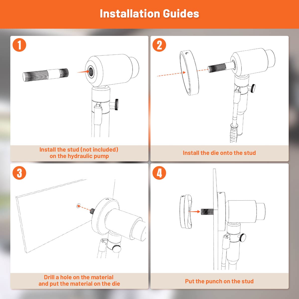 Yescom 25HPD002-3IN-06 Knockout-Sets - View #5