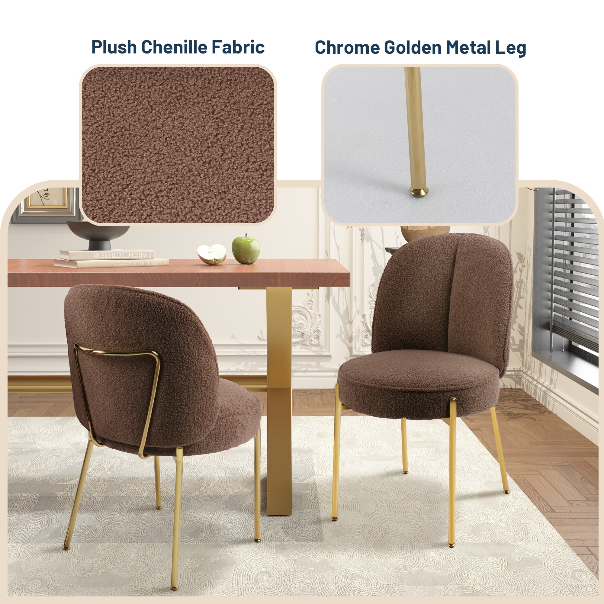 Clihome CL-DMTEDDY03 Dining-Chairs - View #8