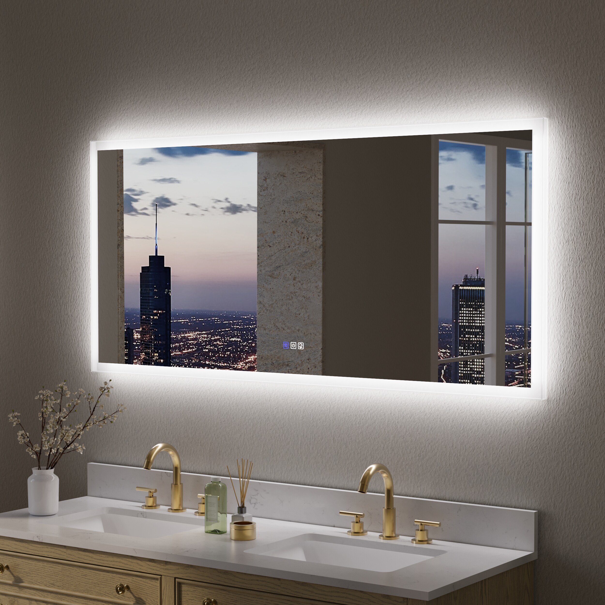 WELLFOR W7MRL6028 Framed-Bath-Mirrors - View #17