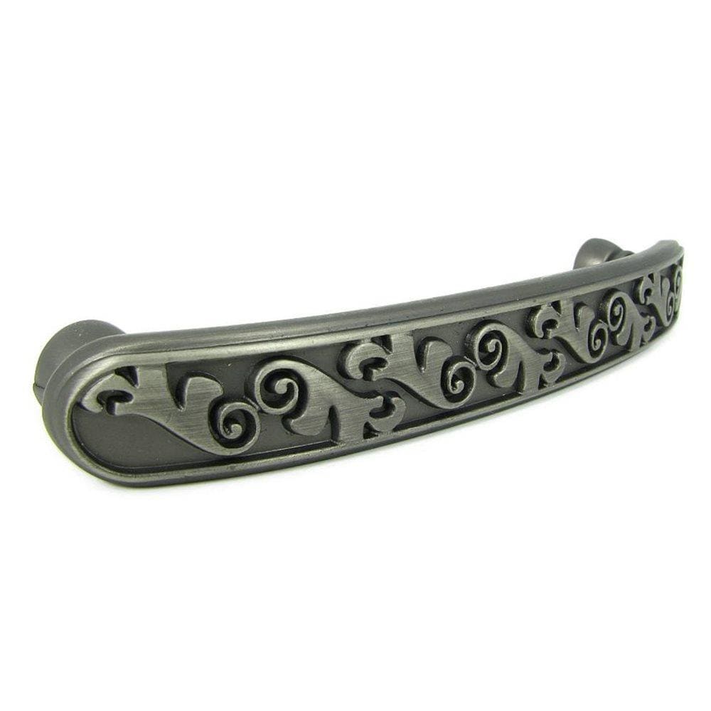 Oakley Distressed Nickel Arch Cabinet Pull with Mounting Hardware