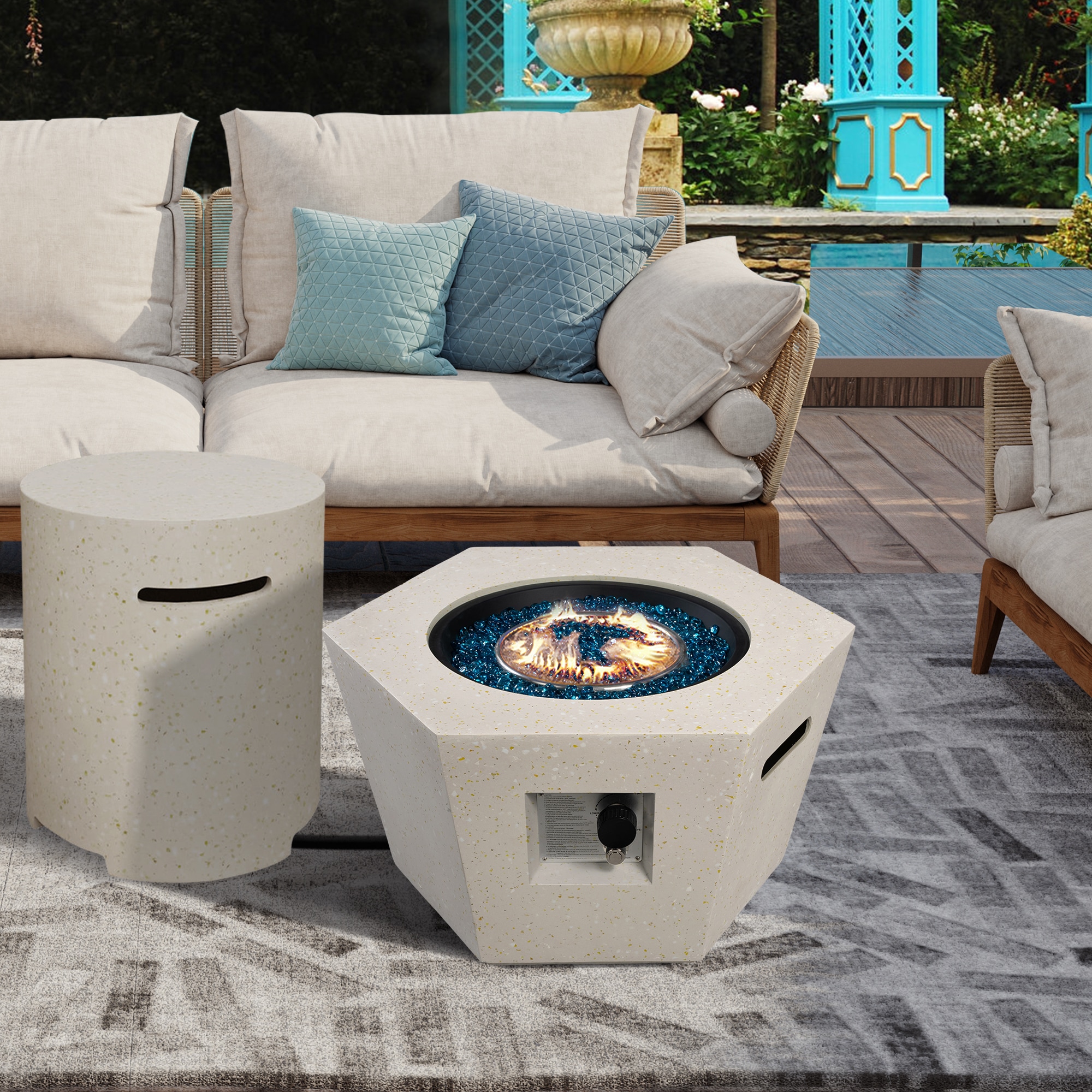 UPHA 28SMS-6BX-MHF Outdoor-Gas-Firepits - View #2