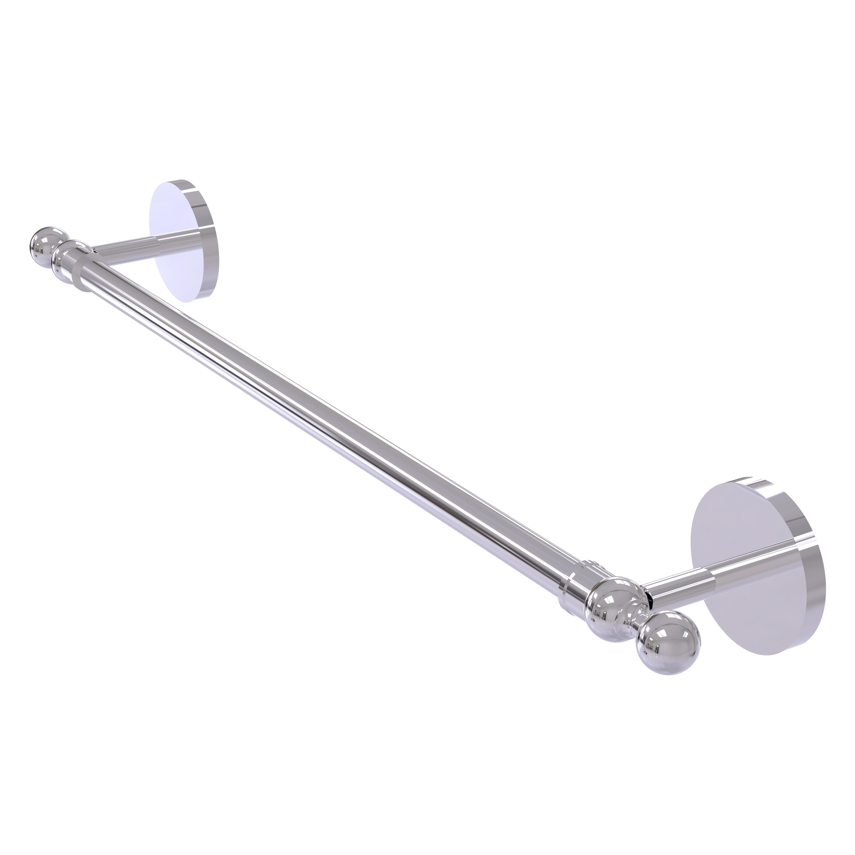 Allied Brass 1041/30-PC Skyline 30-in Polished Chrome Wall mount Single Towel Bar