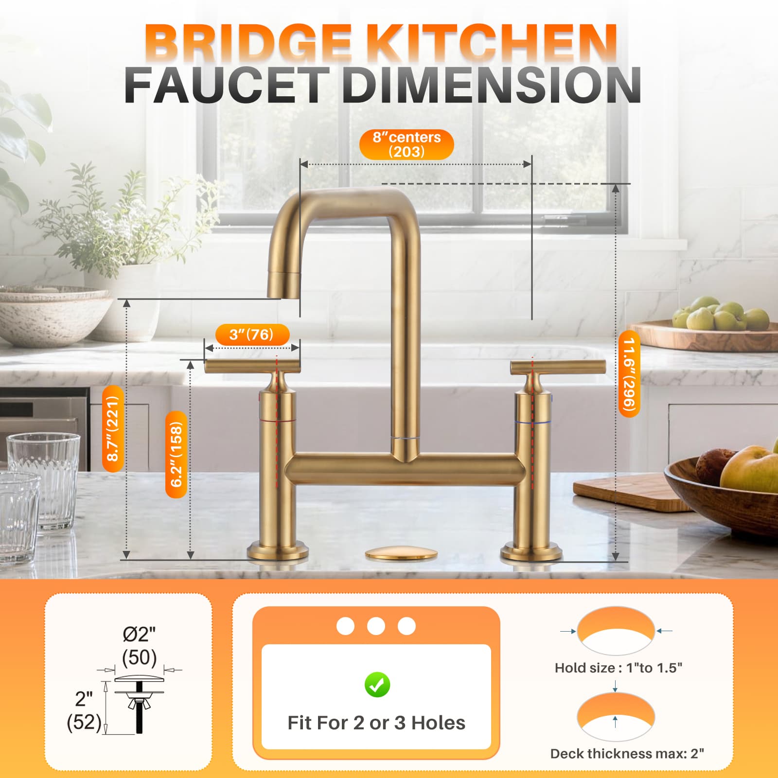 ARCORA AR7103300G Kitchen-Faucets - View #5