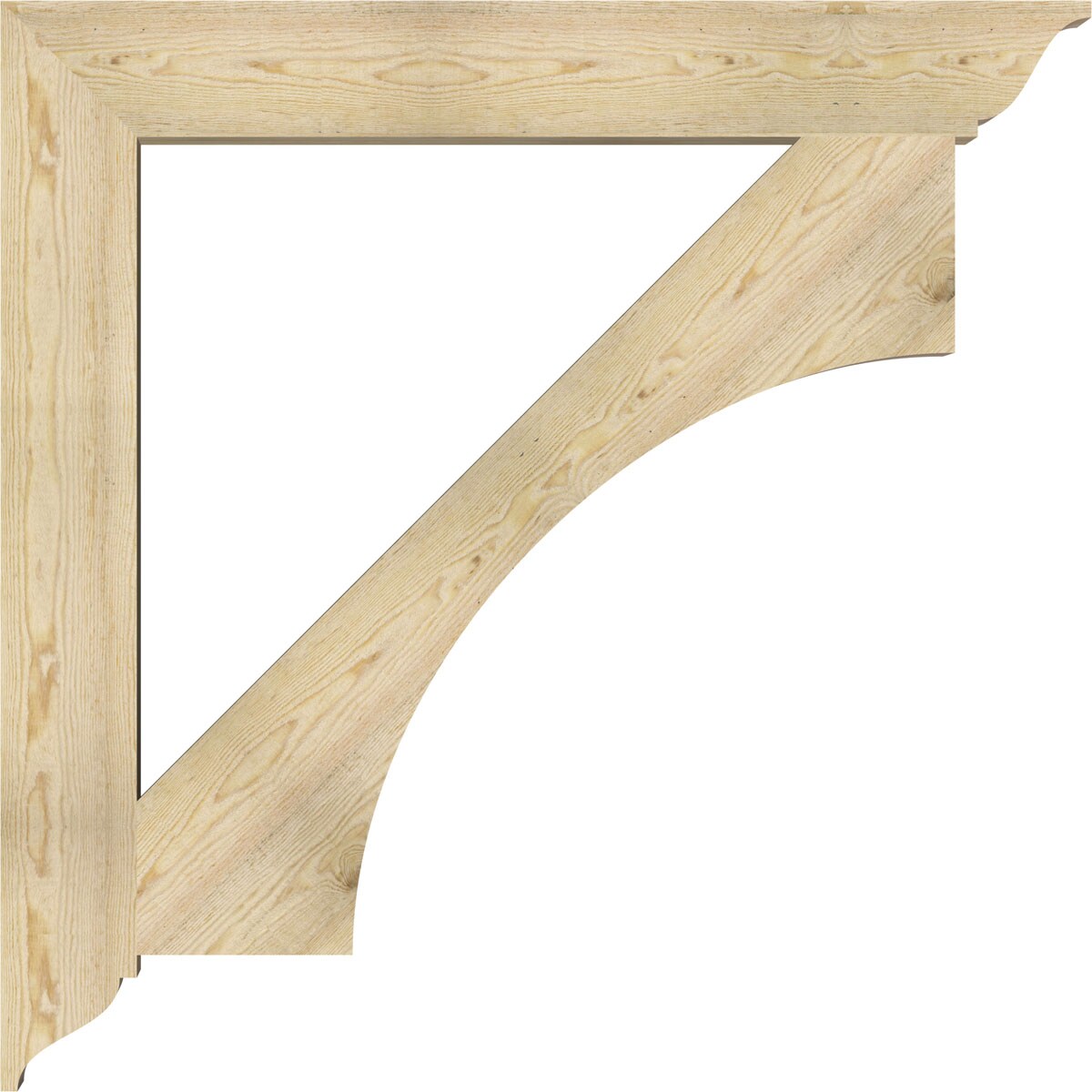 Ekena Millwork BKT06X48X48WTL01RDF Exterior-Brackets-Braces - View #3