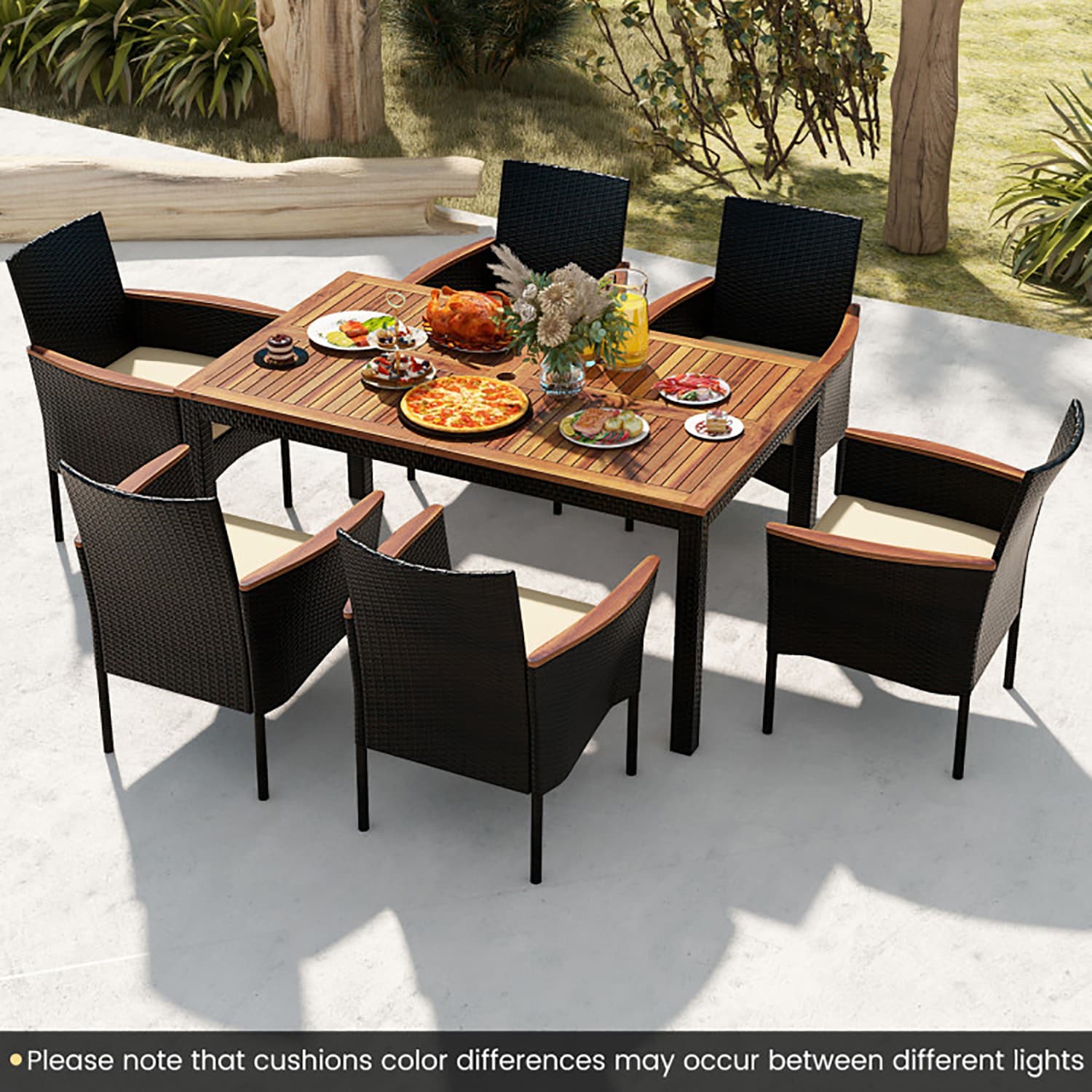 GZMR GZ-TM08AAA Patio-Dining-Sets - View #5