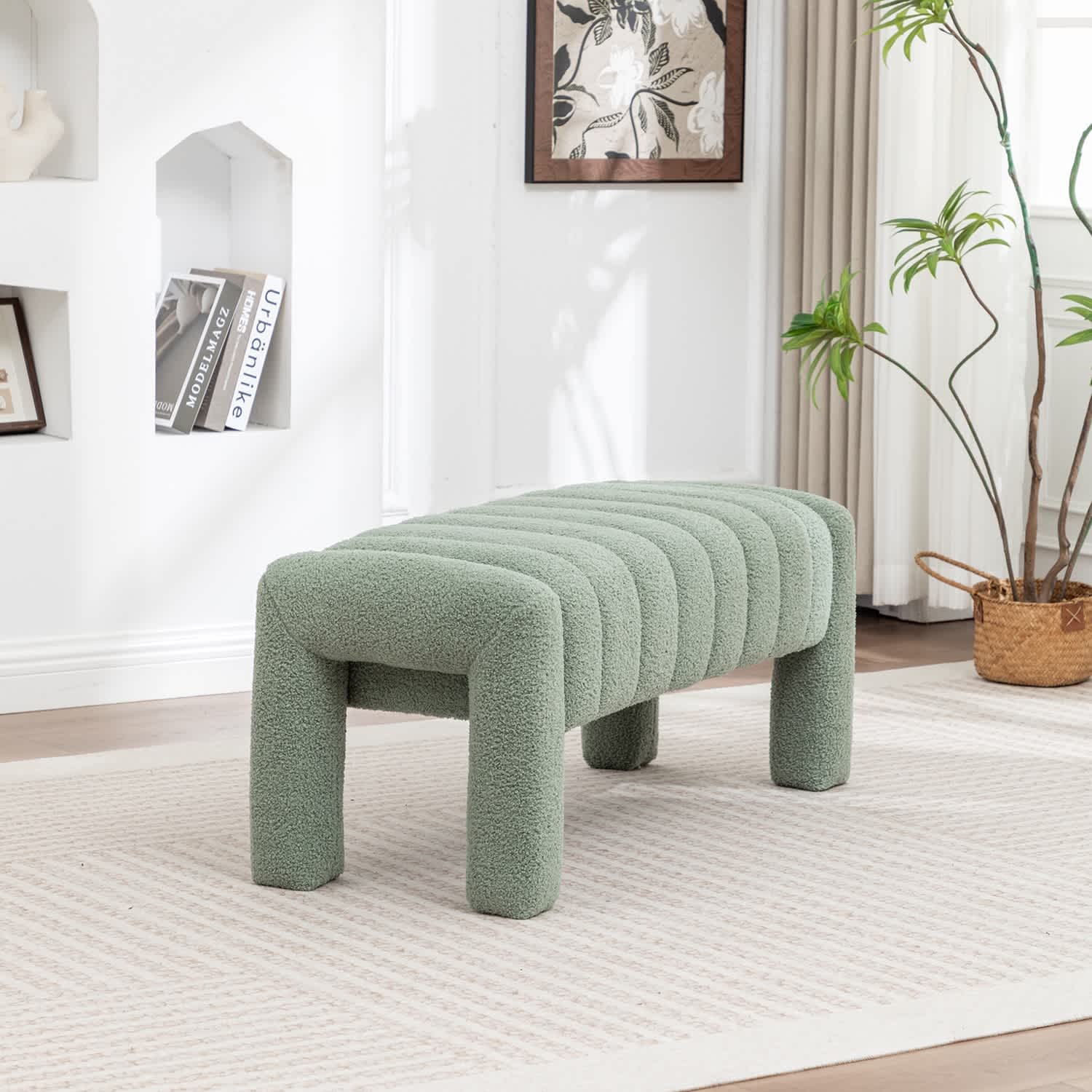 SEYNAR XY799-GREEN Indoor-Ottomans - View #2