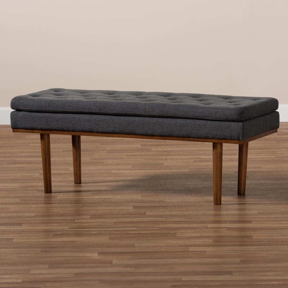 Baxton Studio 159-9837-LW bench - View #5