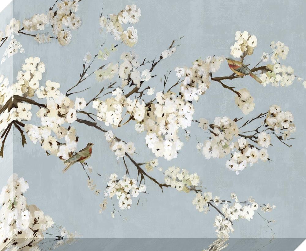  1607-8192LOW 30-in H x 37-in W Floral Print on Canvas