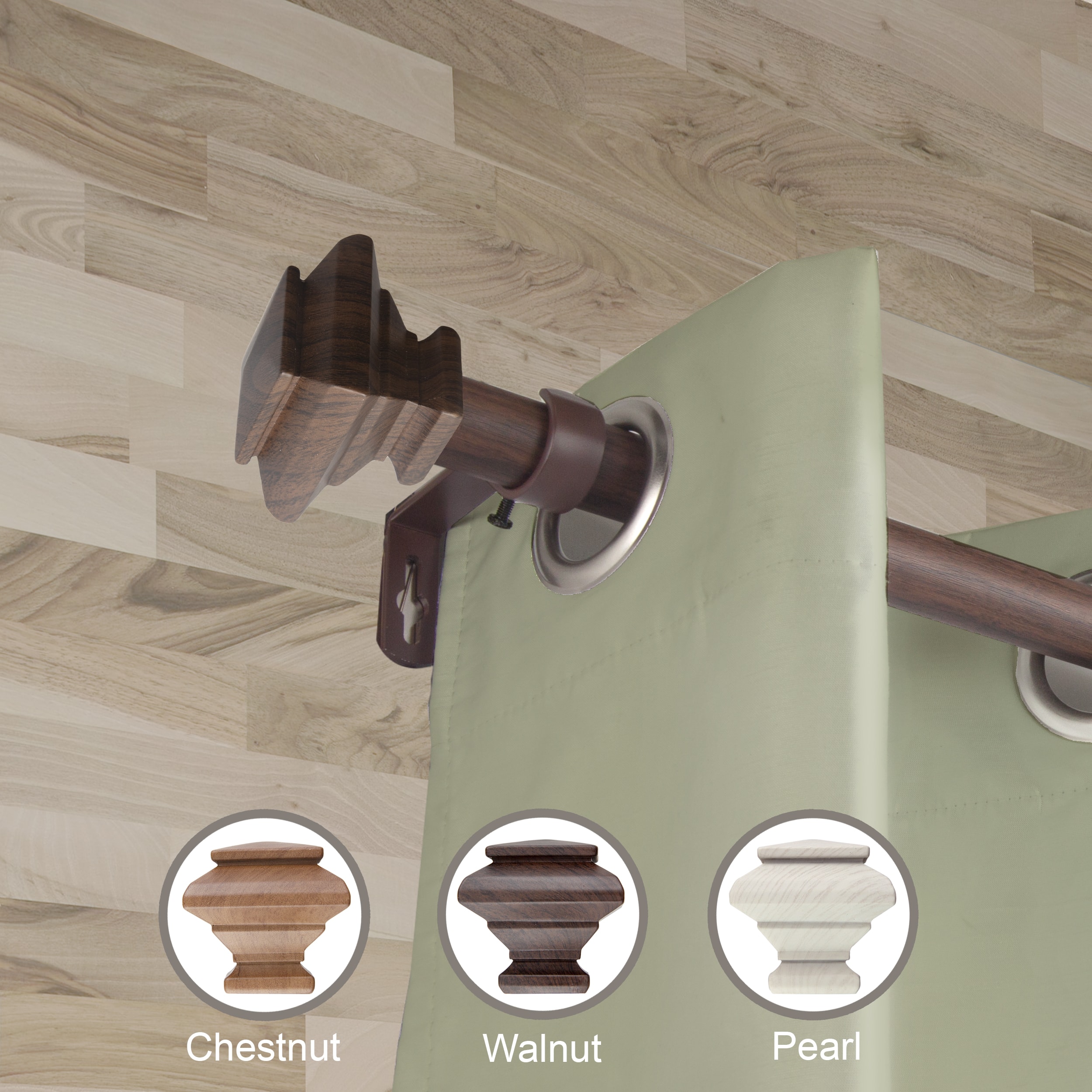 Hart & Harlow L-W100-72-160W2 Curtain-Rods - View #2