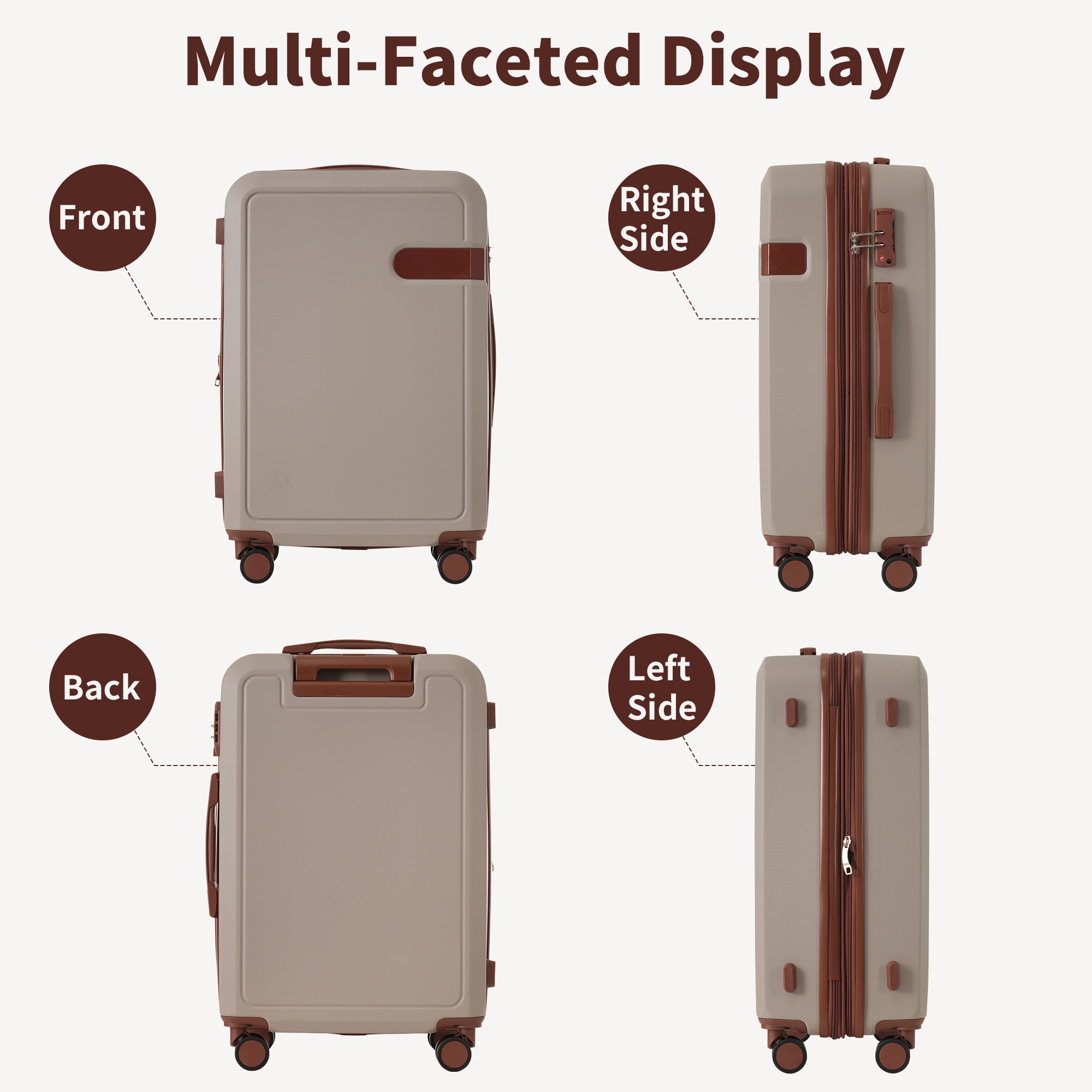 ModernLuxe N732P197378O Luggage-And-Luggage-Sets - View #7