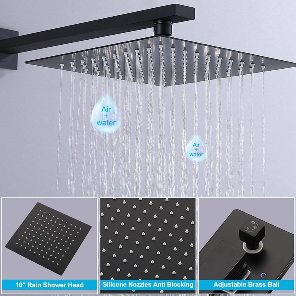 WELLFOR WB-SH005MB Showerhead-Bar-Panels - View #6