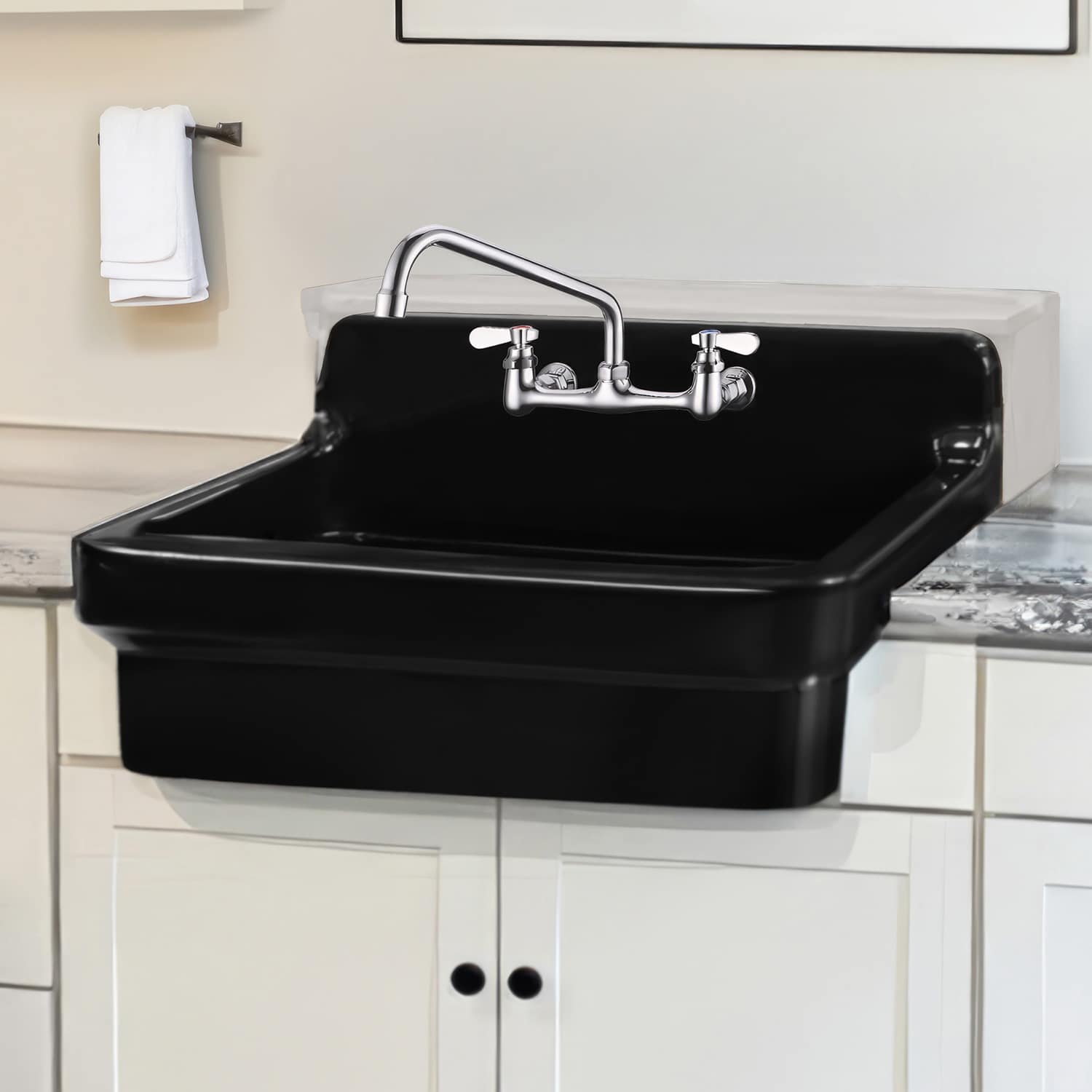 Whitehaus Collection OFCH2230-BLACK Kitchen-Sinks - View #5