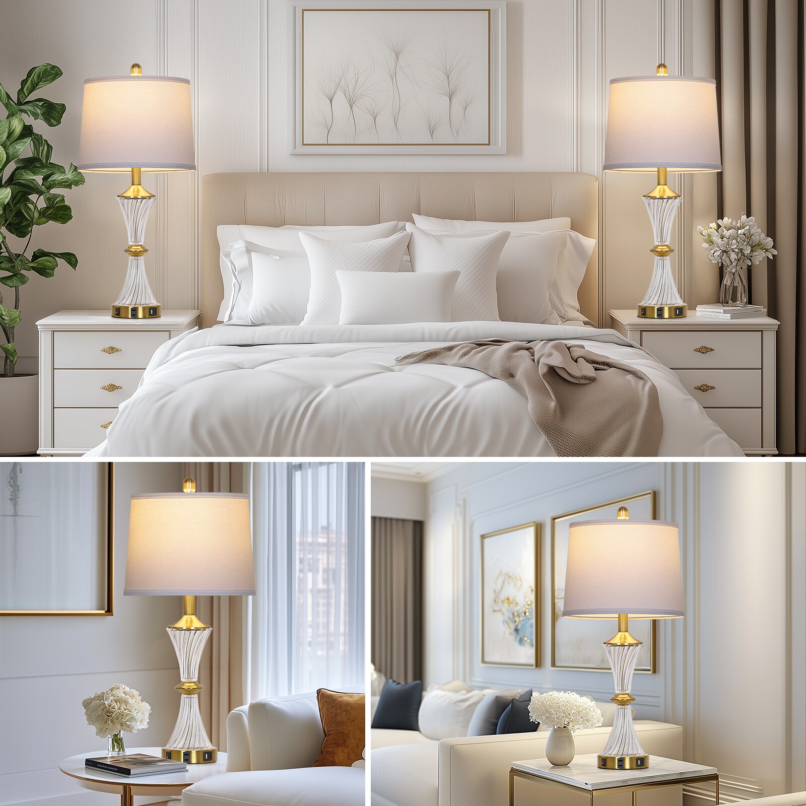 UrFurnishings TD-692 Table-Lamps - View #6