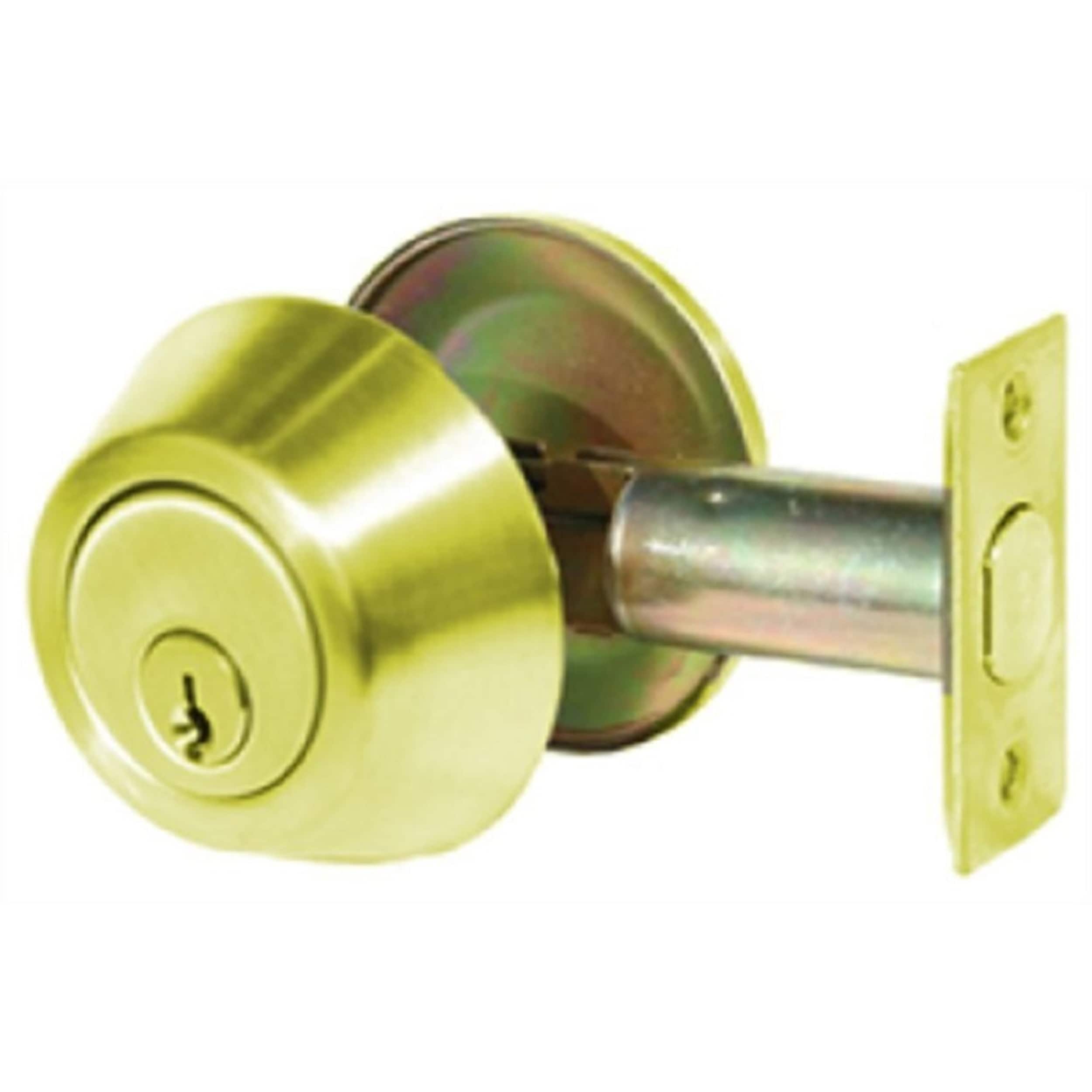 Trans-Atlantic Co DL-DB251-US3 200 Series Grade 3 Deadbolt Bright Brass Single Cylinder Deadbolt