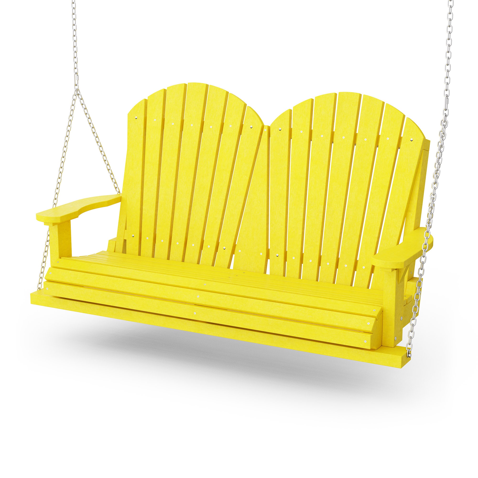 Wildridge LCC-102-LY Heritage 2 -person Lemon Yellow Plastic Outdoor Swing