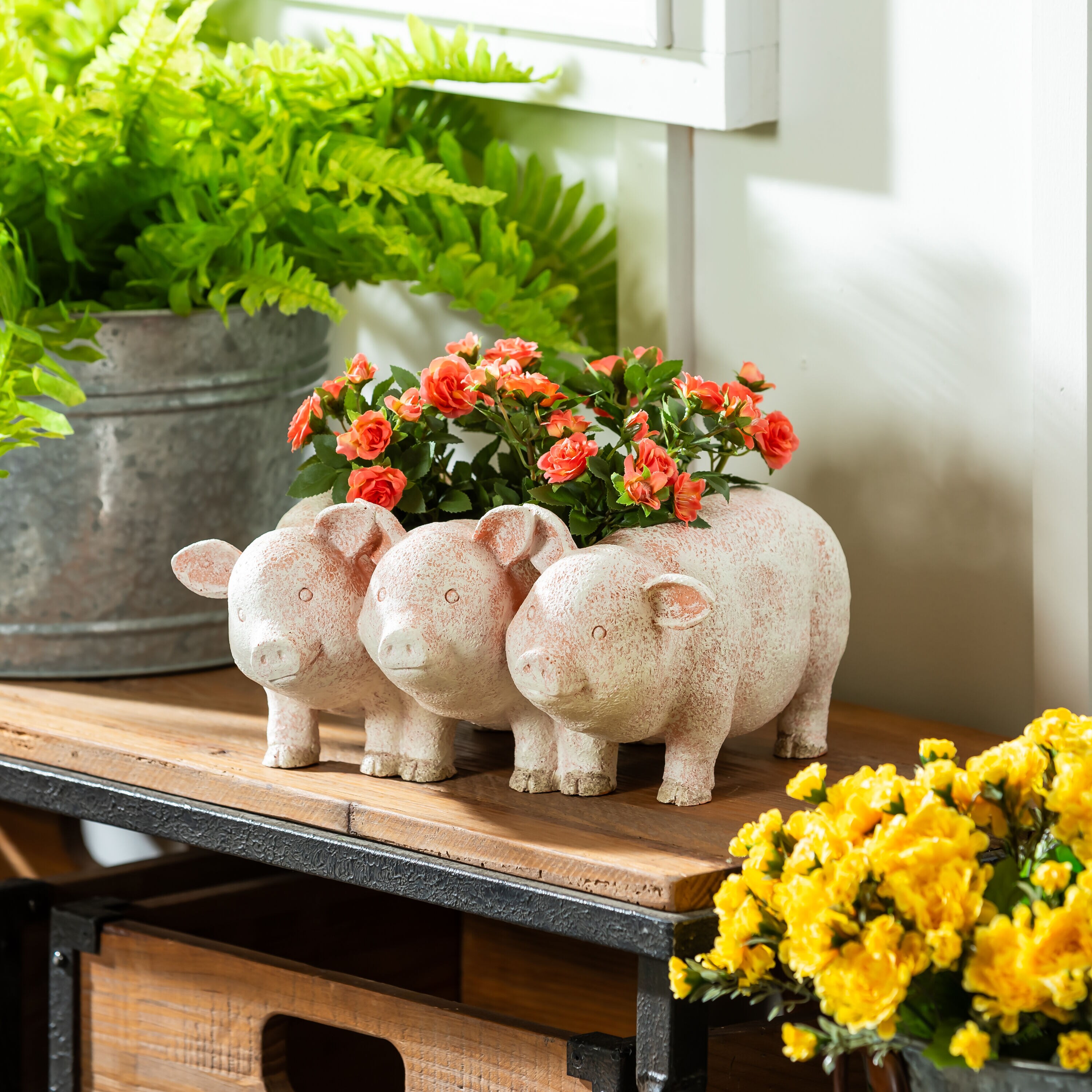 Evergreen Q55458PIG Planter-Window-Box - View #4
