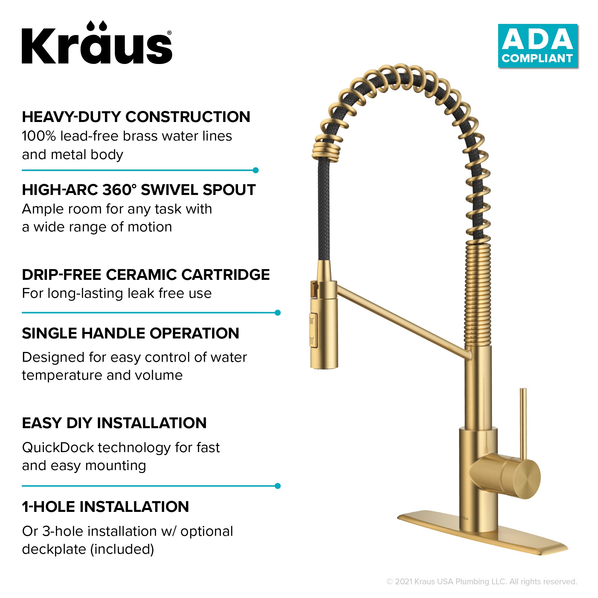 Kraus KPF-2631BB Kitchen-Faucets - View #11