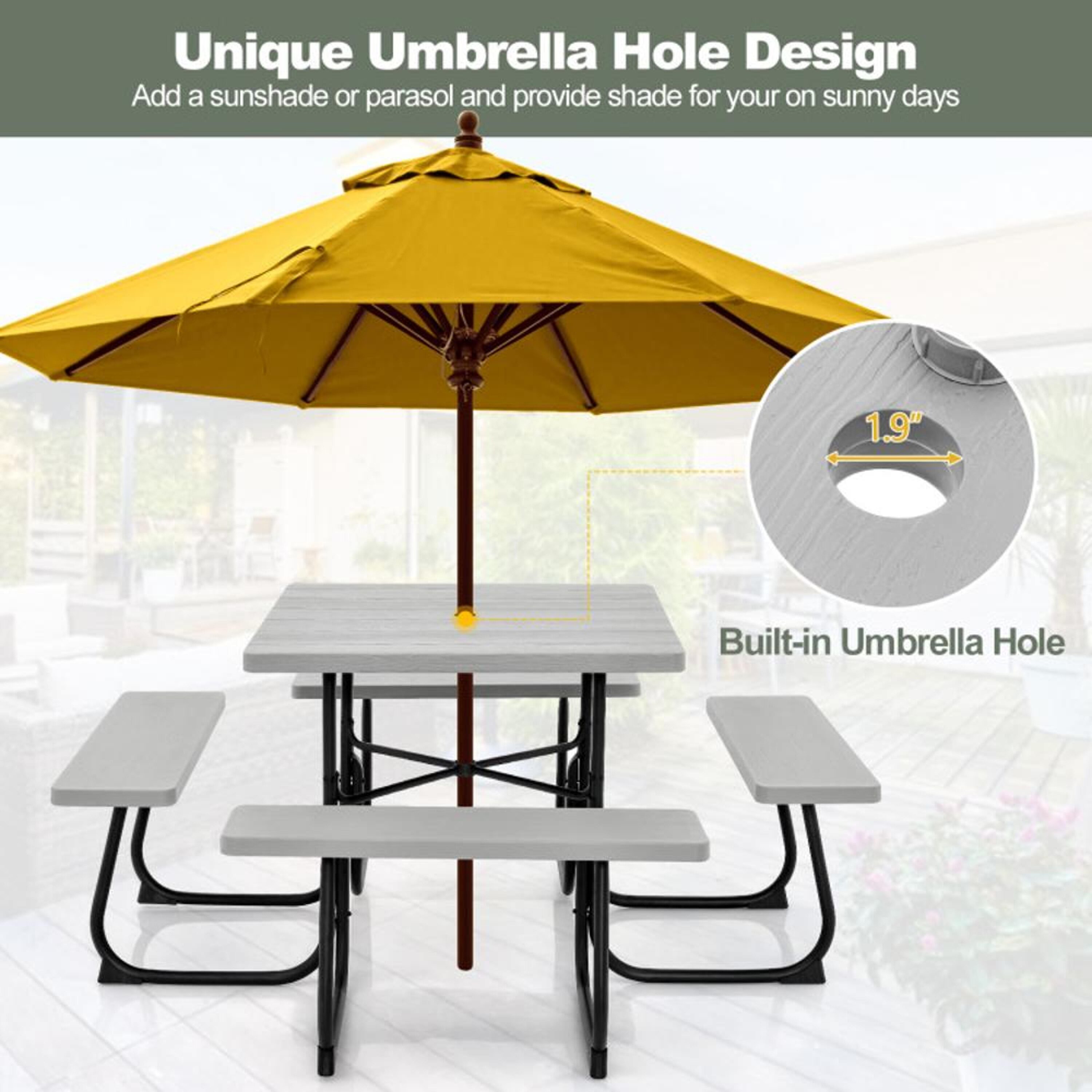 BABOOM BOM-265GR+-CO Picnic-Tables - View #7