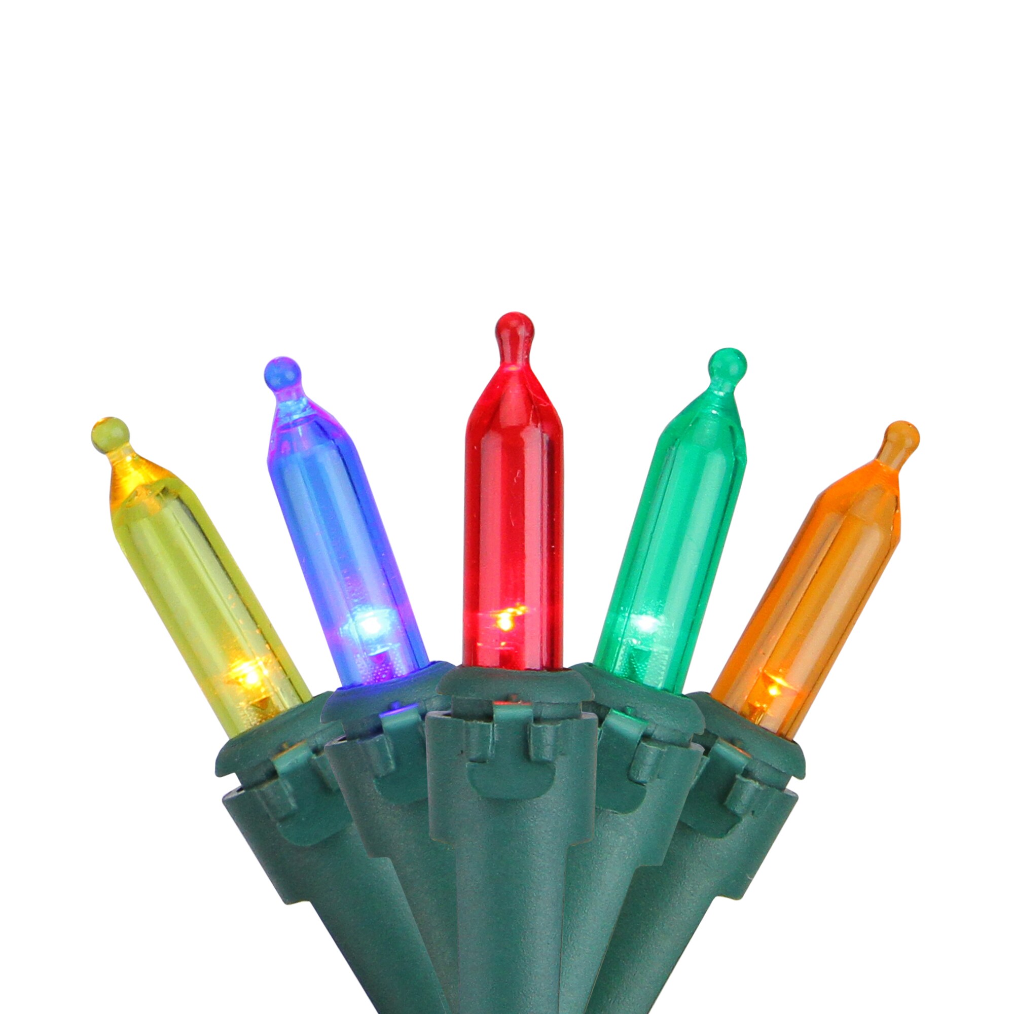 Northlight 32605415 50 -Count 16.25-ft Multicolor LED Plug-In Christmas String Lights