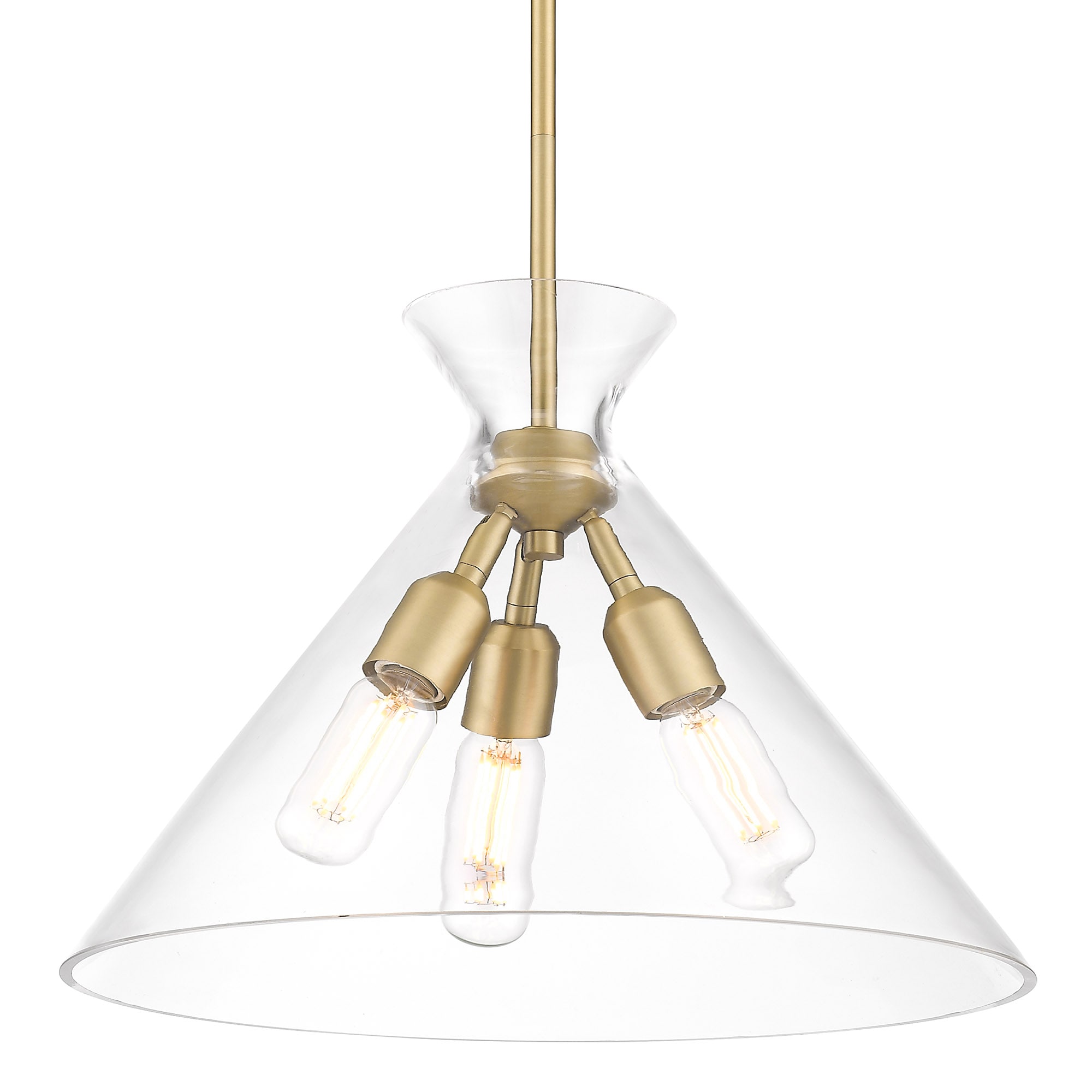 Golden Lighting 0511-3P BCB-CLR Pendant-Lights - View #3