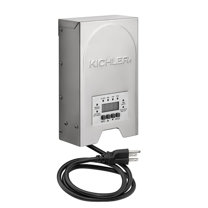Kichler 200 Watt 12 Volt Multi Tap, Landscape Lighting Transformer With Remote Photocell