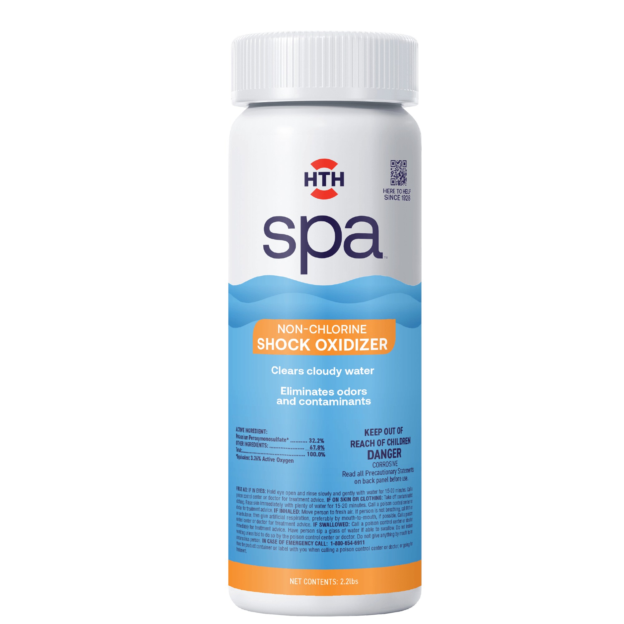 HTH 86135 2.2 Pound(s) Low Odor Spa and Hot Tub Chemical Shock Spa Shocker