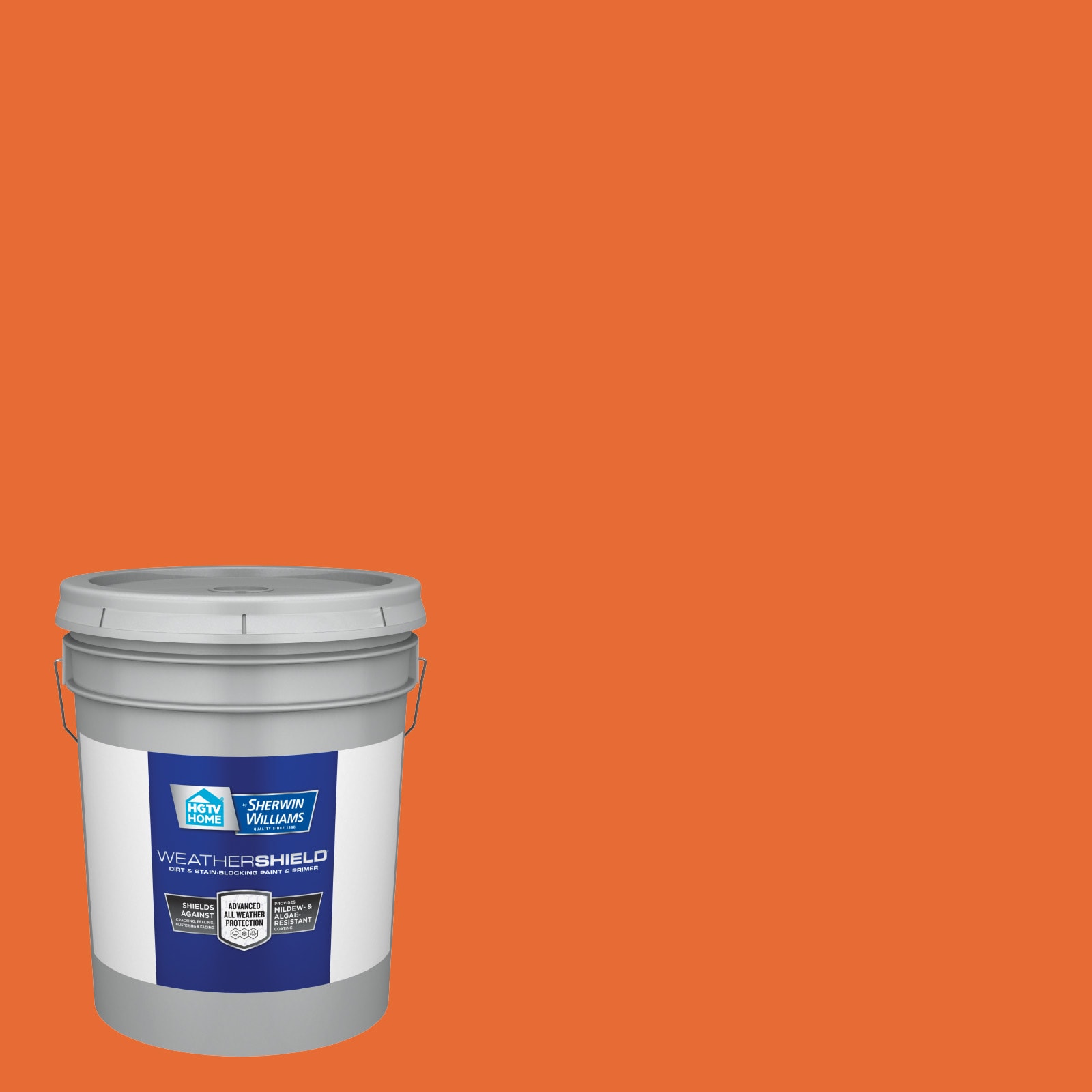 Valspar Island Orange 2010-2 Paint Sample (Half-Pint) at