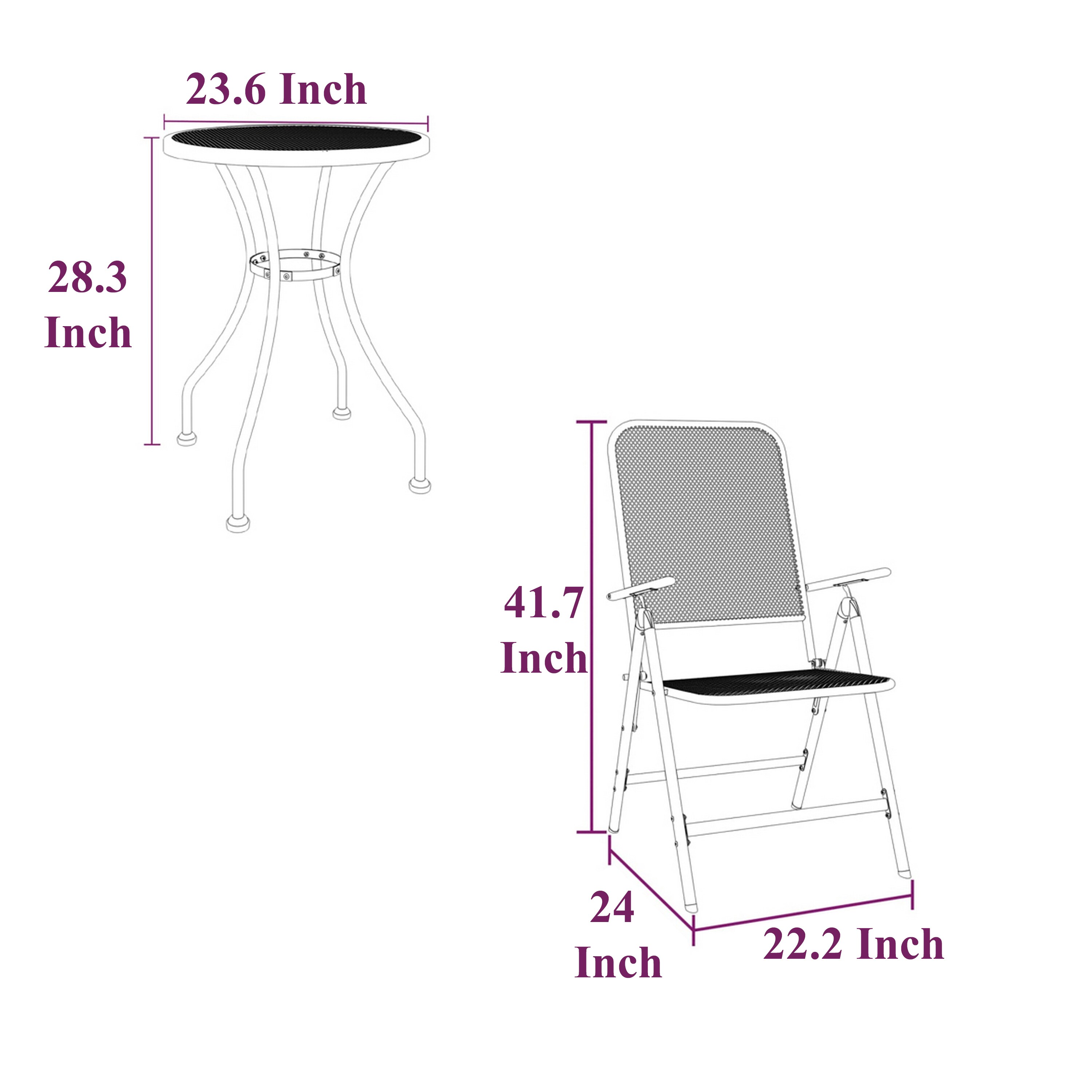 Benzara BM326436 Patio-Dining-Sets - View #5
