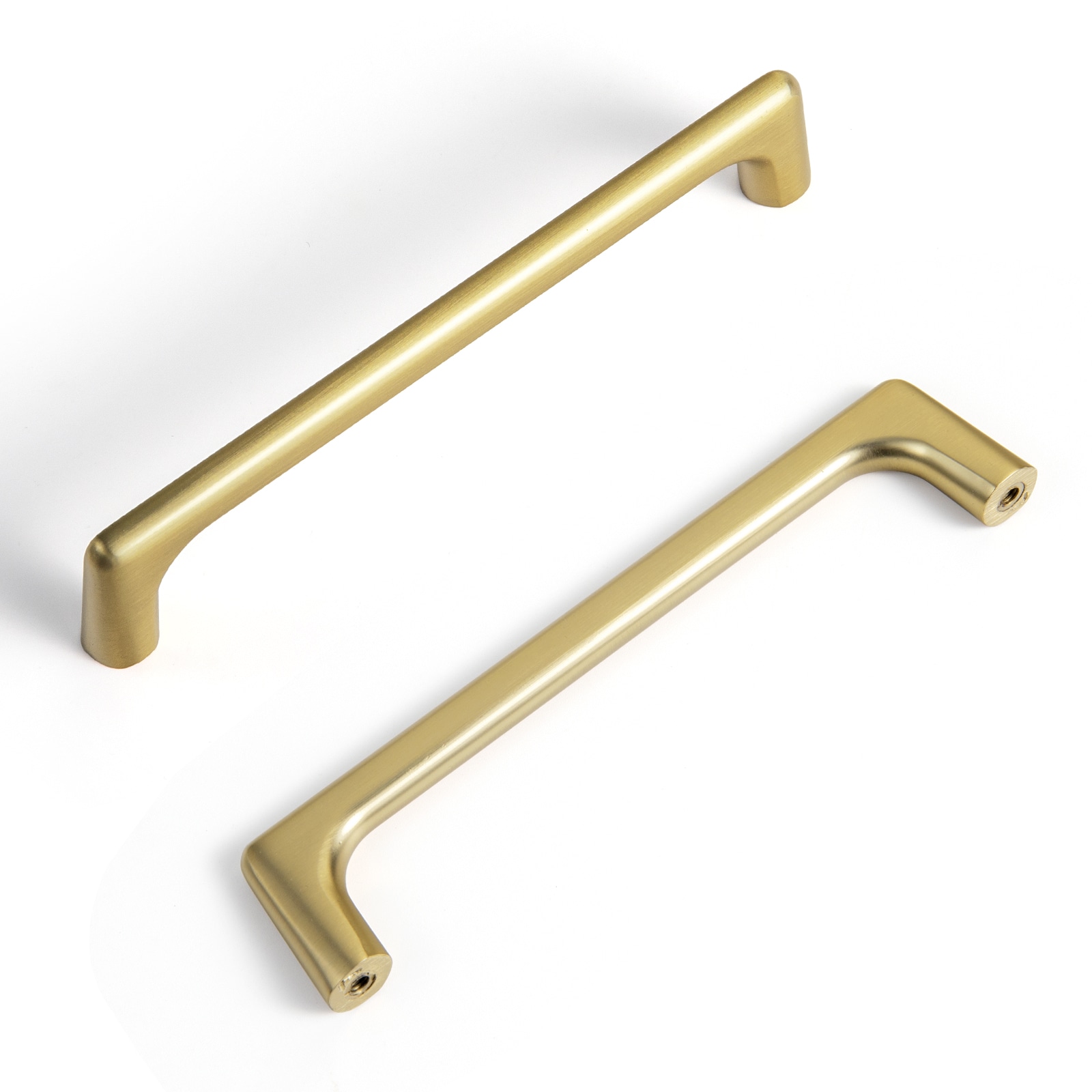 Miaokesen 052XT-128 5-1/16-in , 128mm Center to Center Dark Brushed Brass Cylindrical Bar 6 -Pack