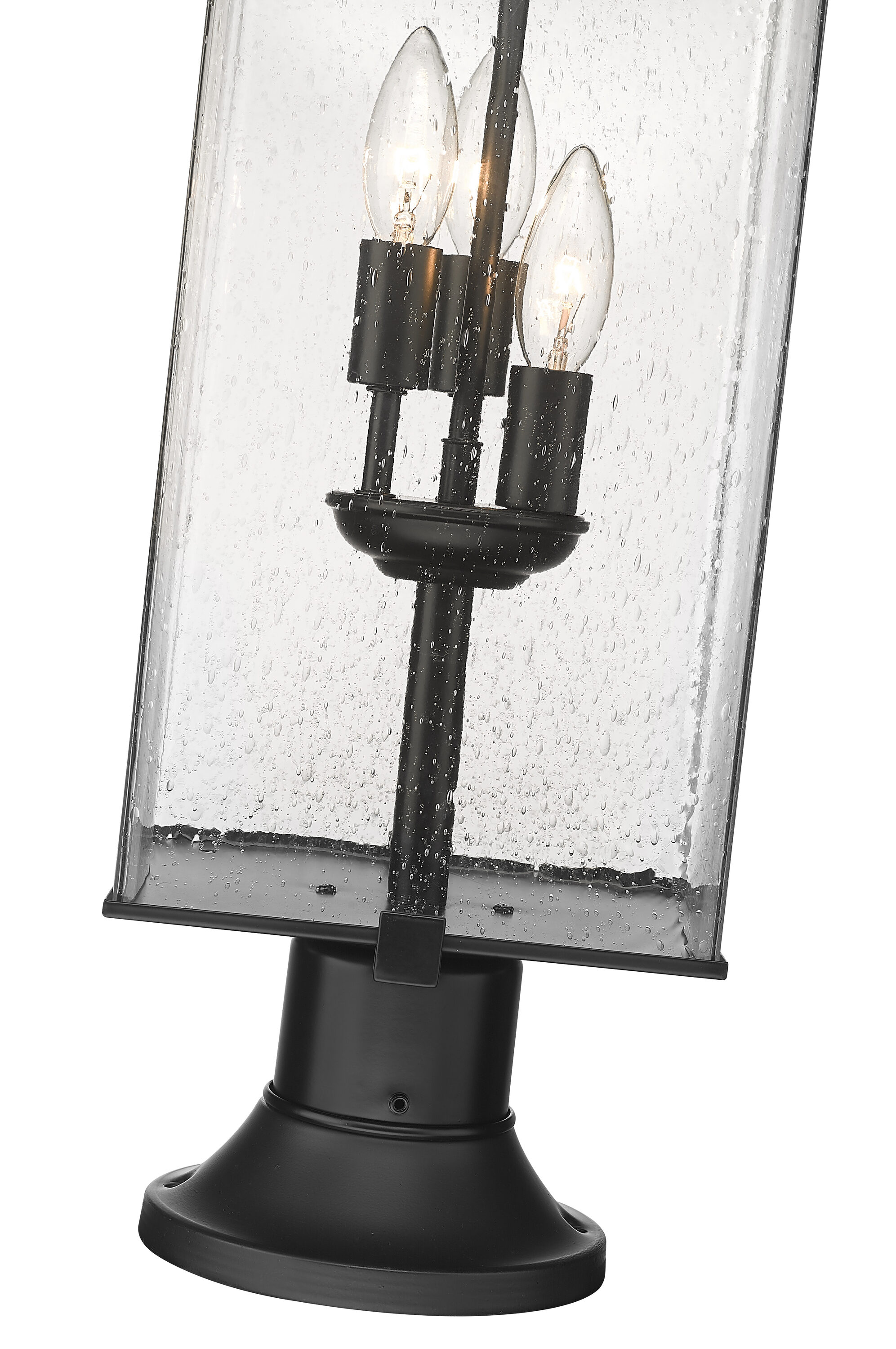 Z-Lite 592PHBR-553PM-BK Complete-Post-Lights - View #6