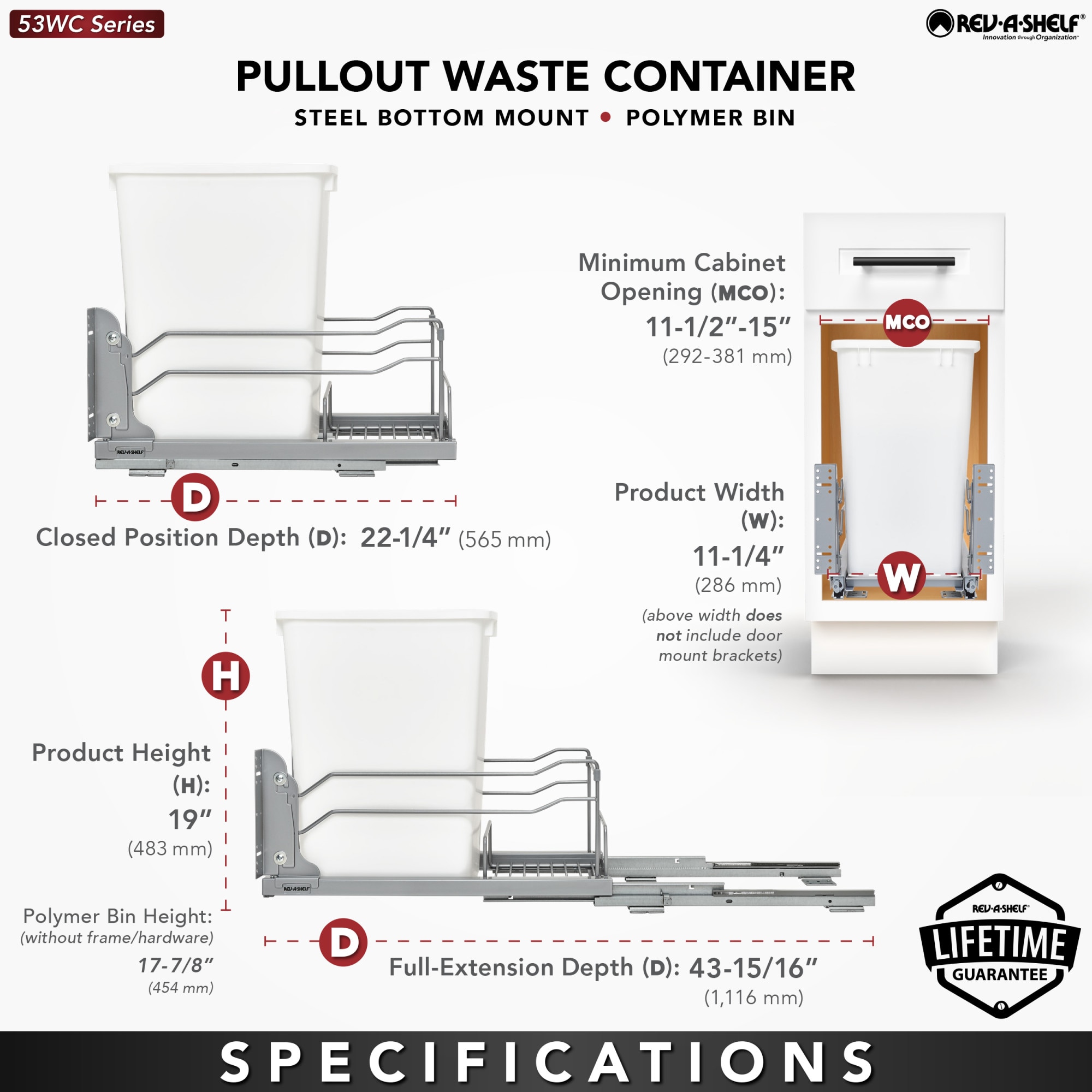 Rev-A-Shelf 272505 Pullout-Trash-Cans - View #4
