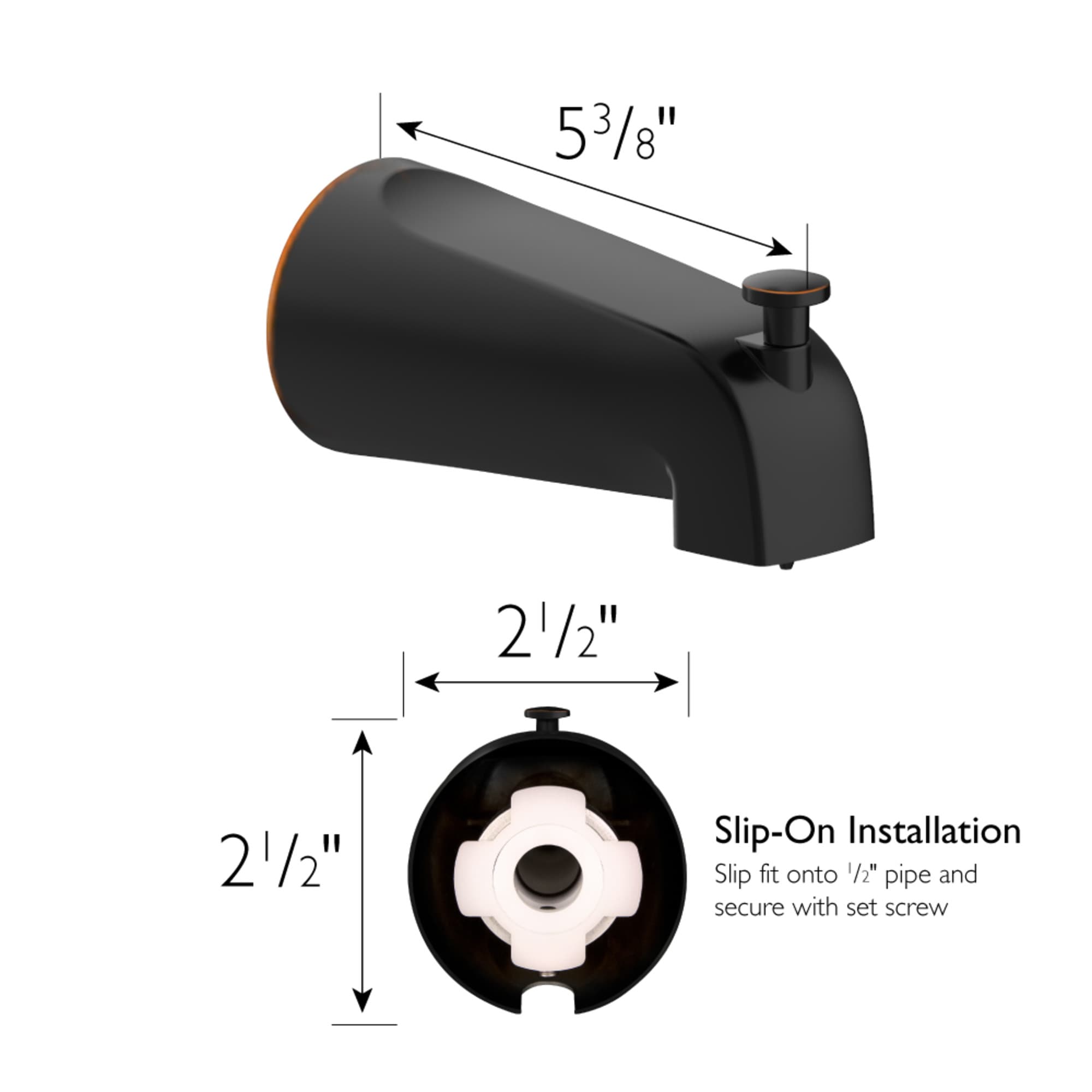 Design House 522938 Tub-Spout - View #3