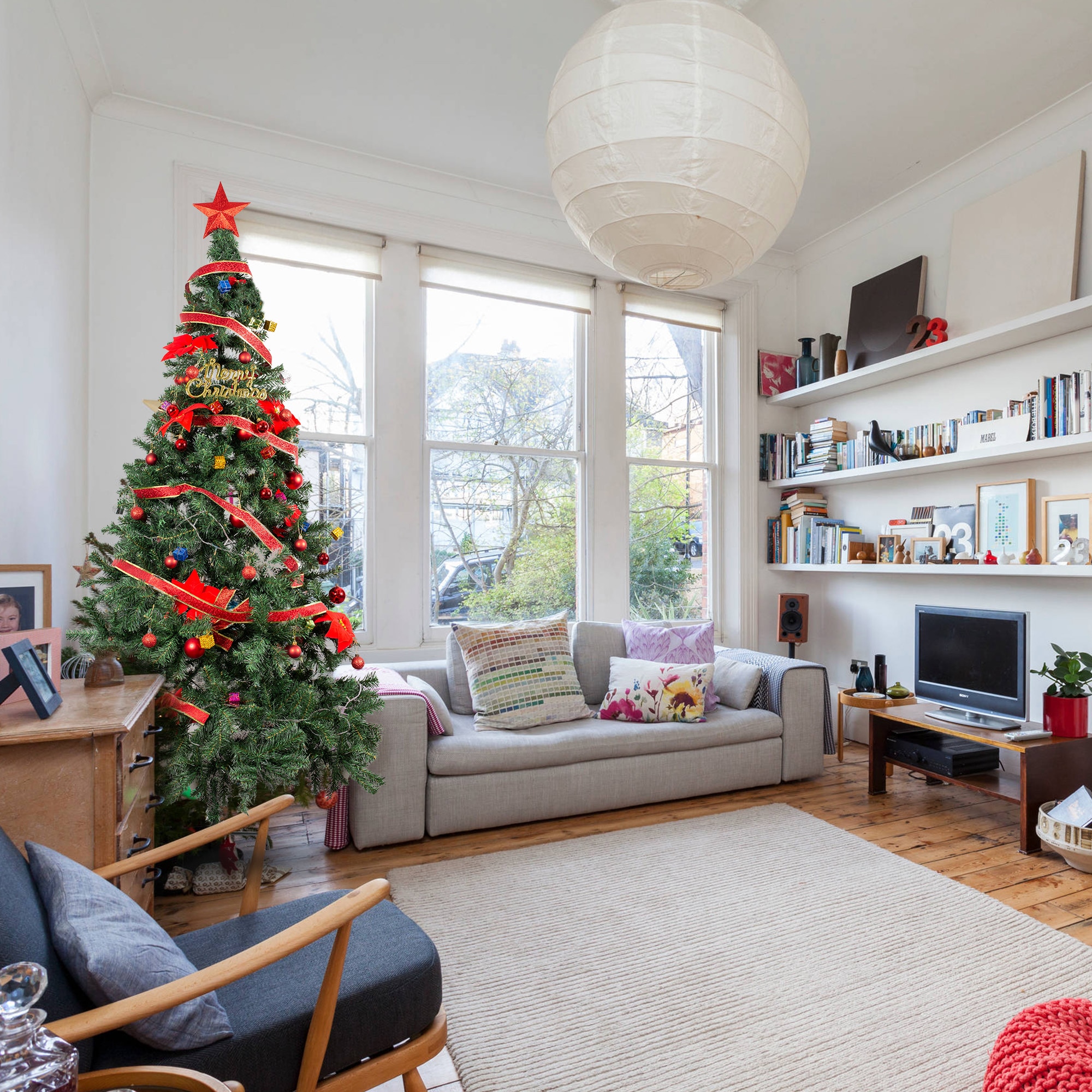 YANSUN L-SDS001R Artificial-Christmas-Trees - View #5