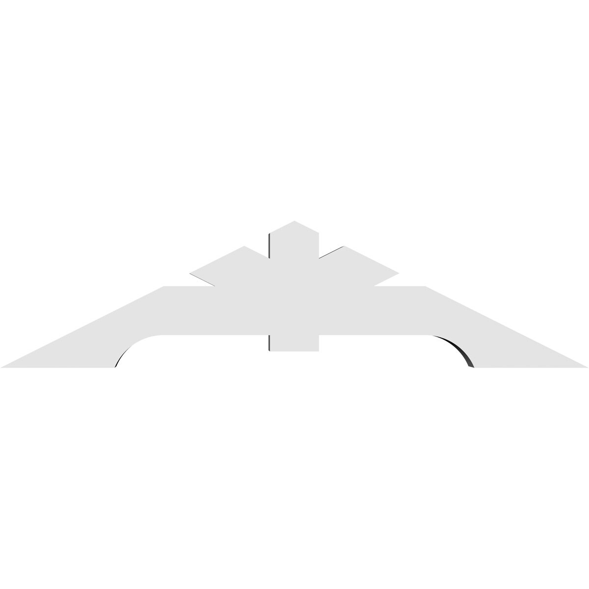 Ekena Millwork GBP072X18X0606VAN00 Exterior-Brackets-Braces - View #4
