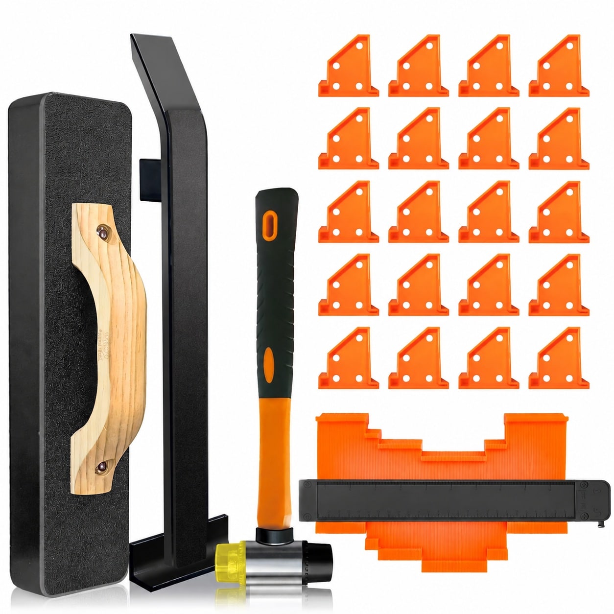 KIWDZFU Professional Flooring Installation Kit 5 in 1 Heavy Tapping ...
