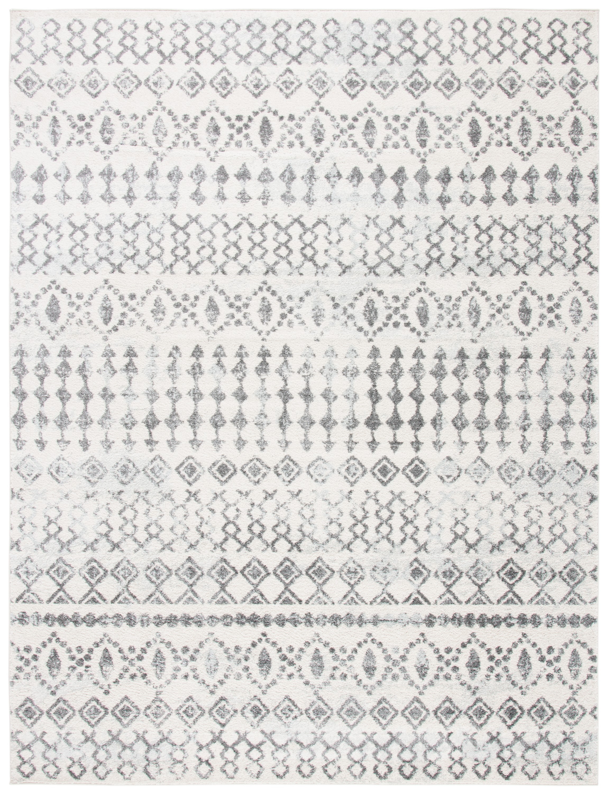 Safavieh Tulum Astra 9 x 12 Ivory/Gray Indoor Distressed/Overdyed ...