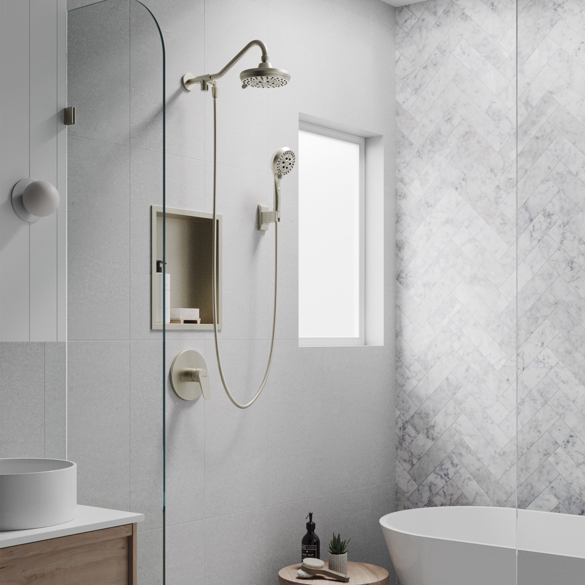PULSE 1053-BN Fixed-Showerhead - View #4