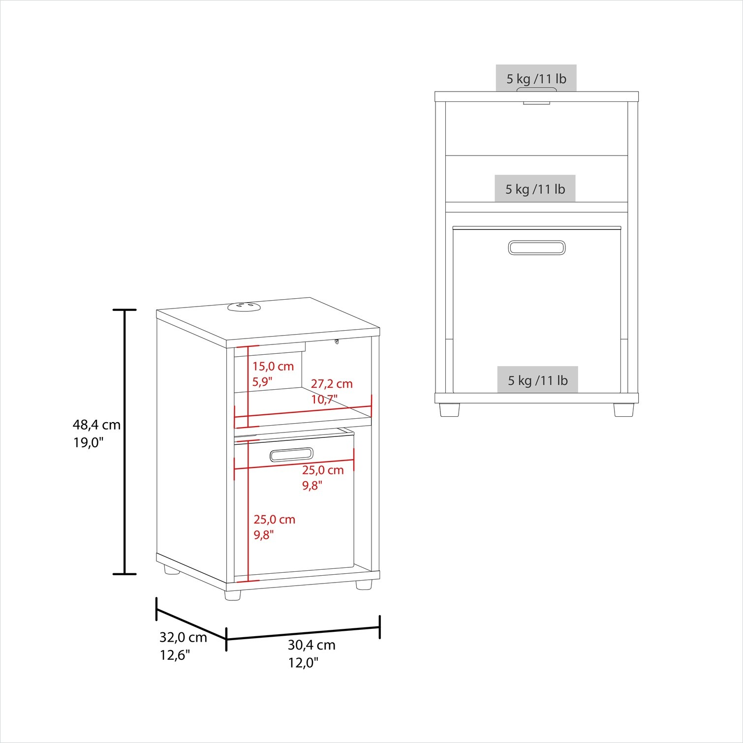 Naturefalls CE99UZ2MJRTS nightstands - View #5