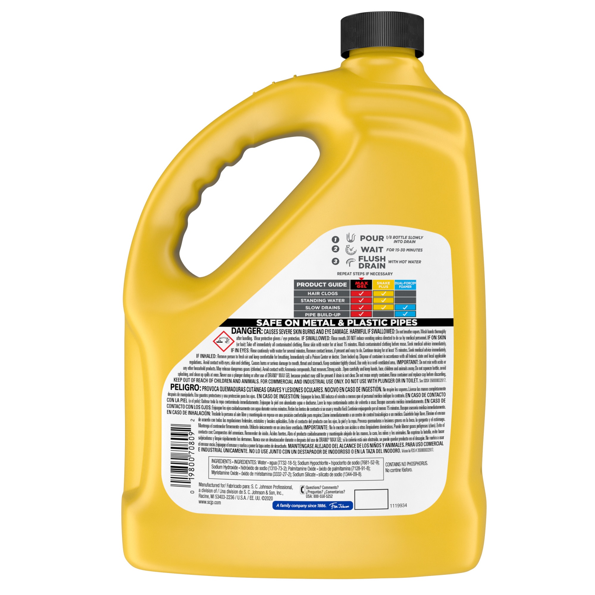 Drano Liquid Drain Cleaner - 32 fl oz jug