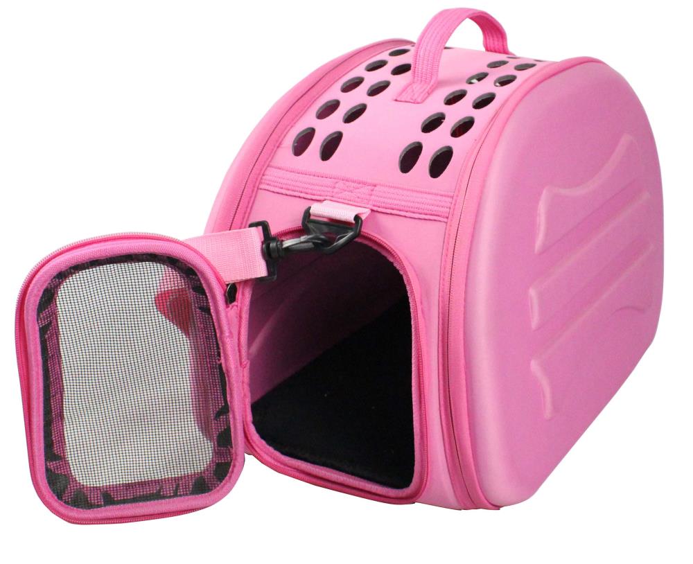 HiCaptain Soft Cat Carrier with Top Mesh Window - Pet Carrier Breathable  for Medium Cats and Small Dogs Puppies up to 14 lb (Pink)
