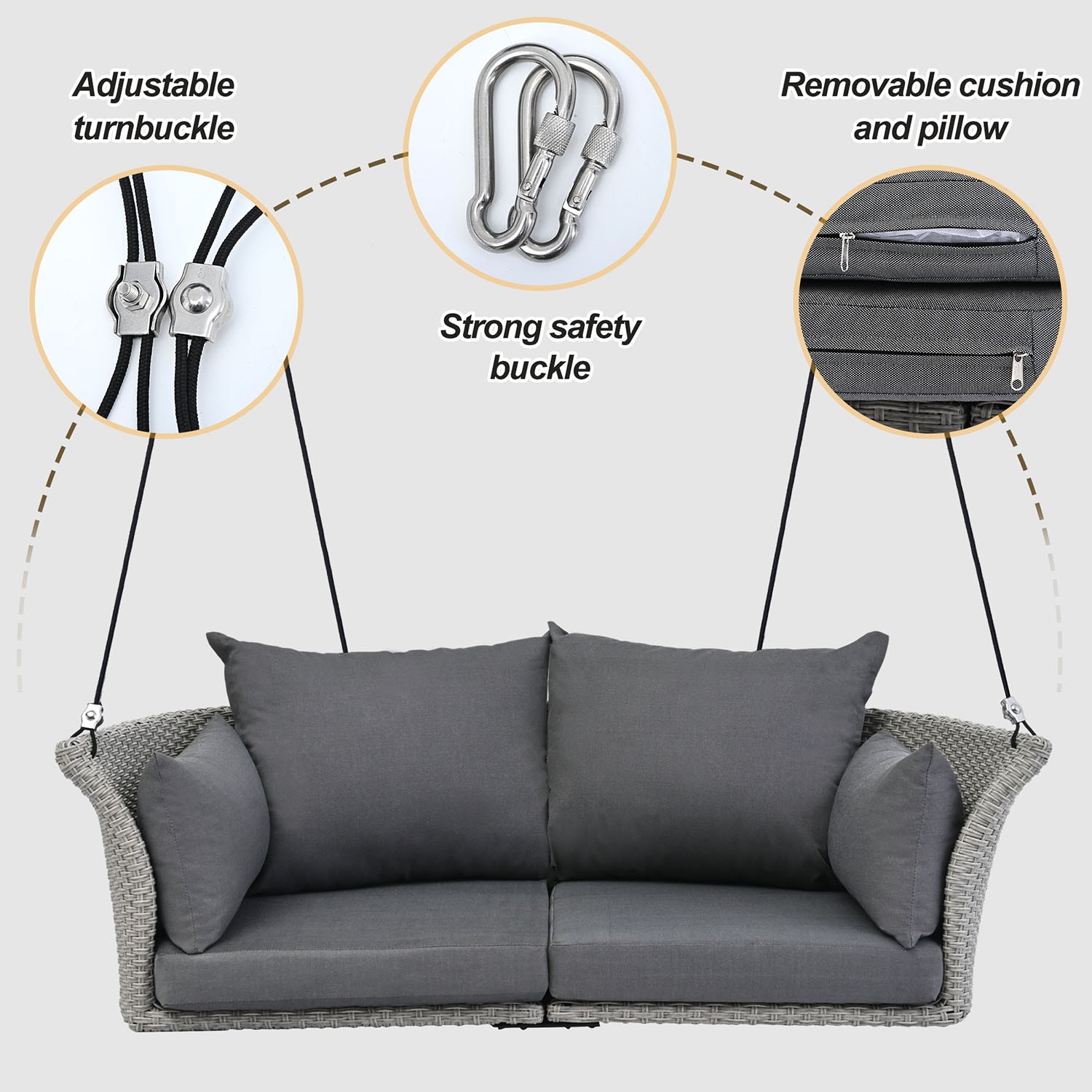 Bybafun YA3800155 Swing-Gliders - View #3