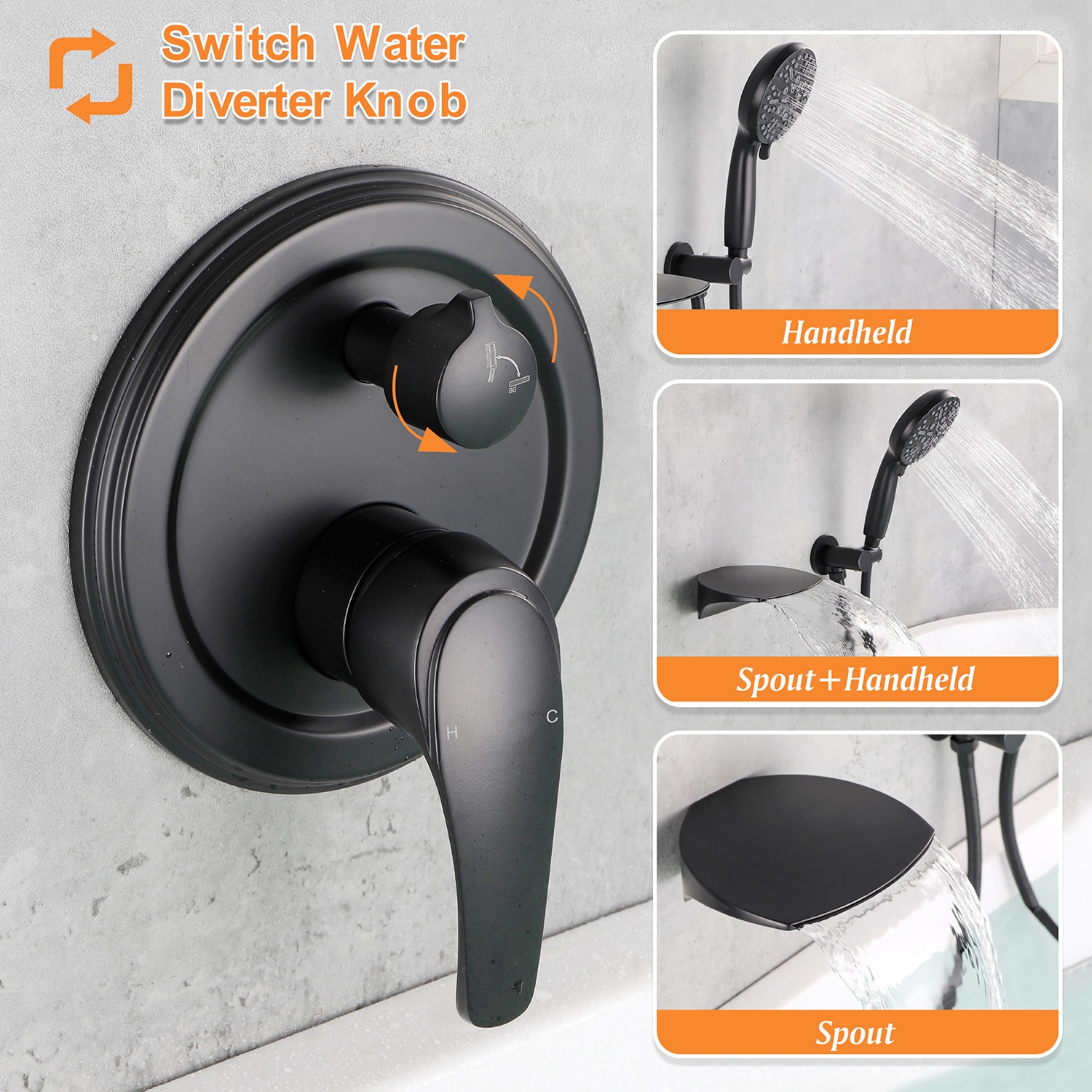 Cobbe LSSSSFJ0400B Roman-Tub-Faucets - View #5