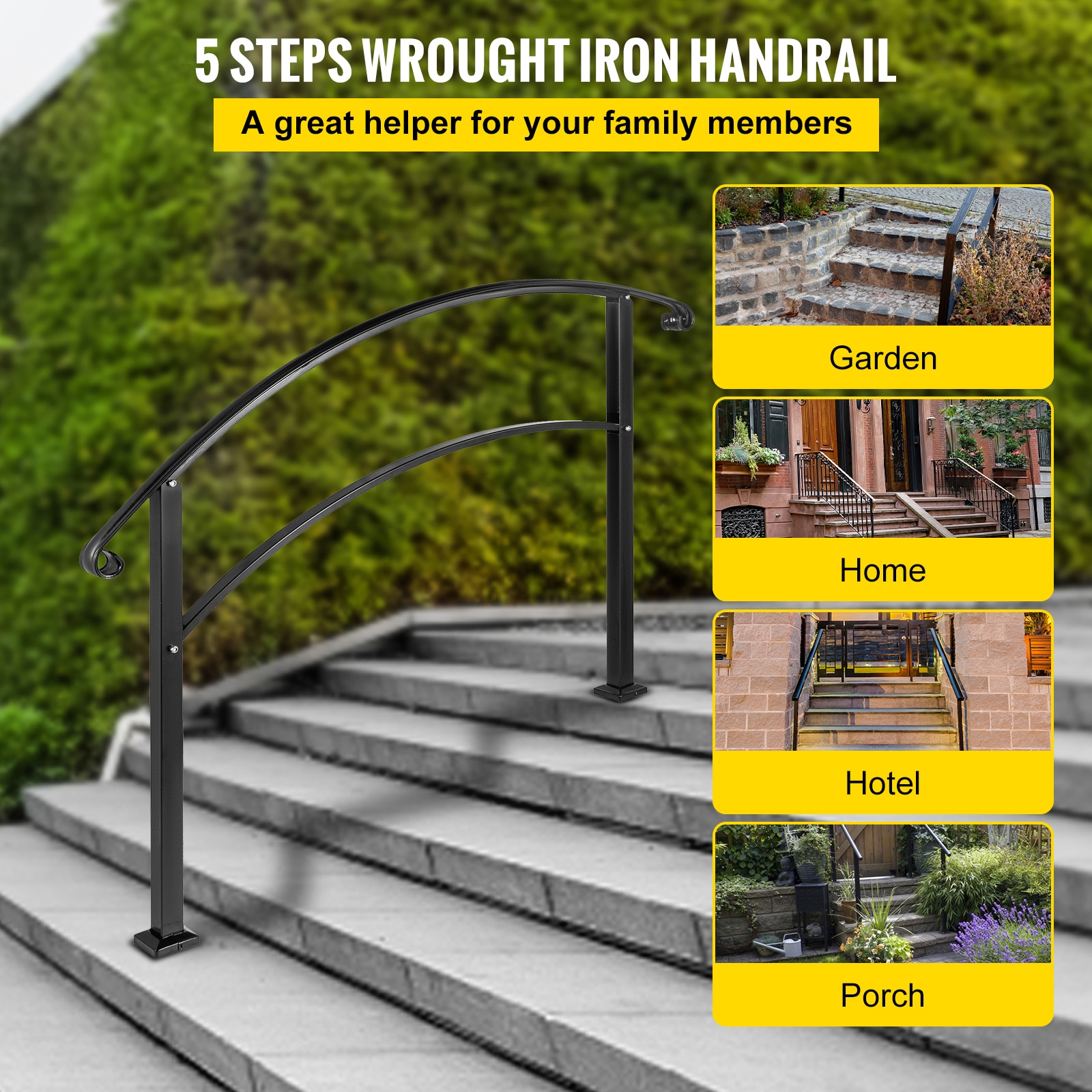 VEVOR SC5FTHWTYFSB00118V0 railings - View #3