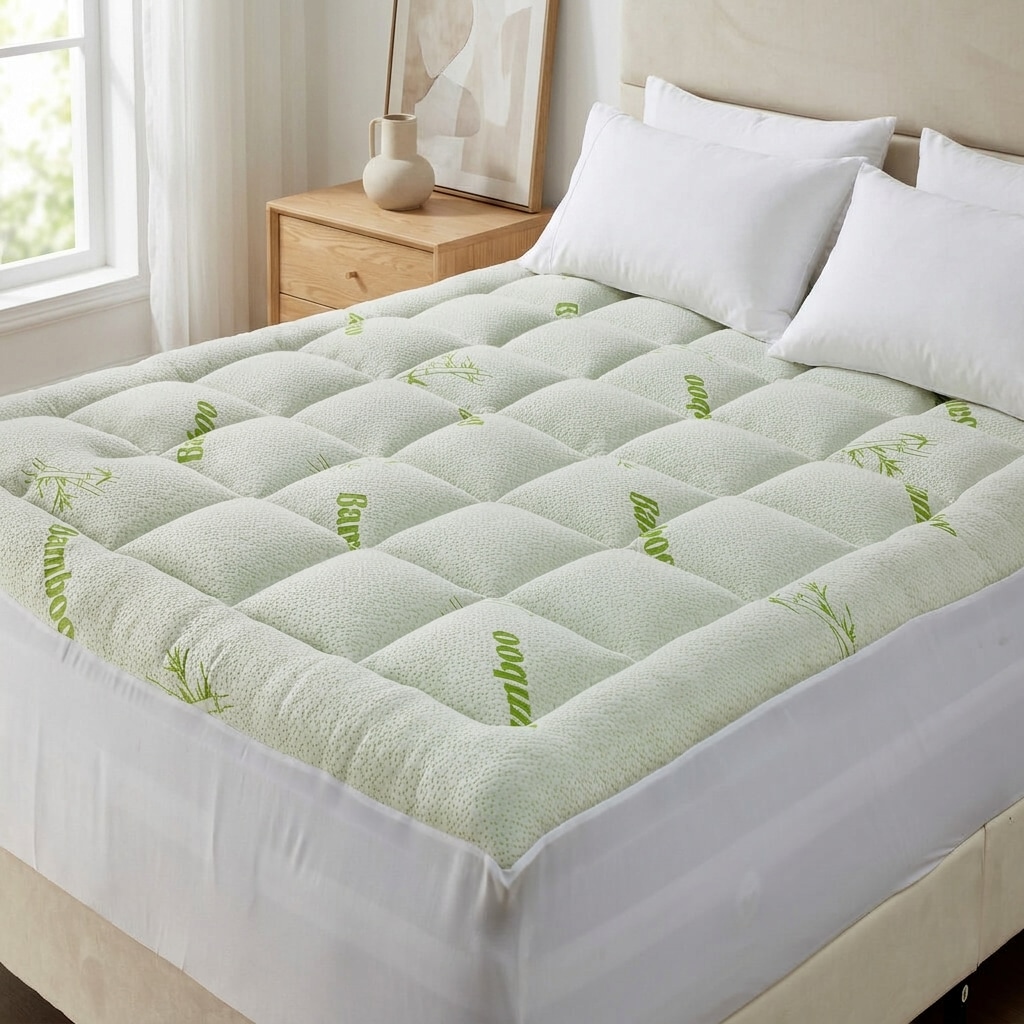 Serwall Plush Cooling Mattress Topper with Deep Pocket #SW700G-ZXWCL-TXL