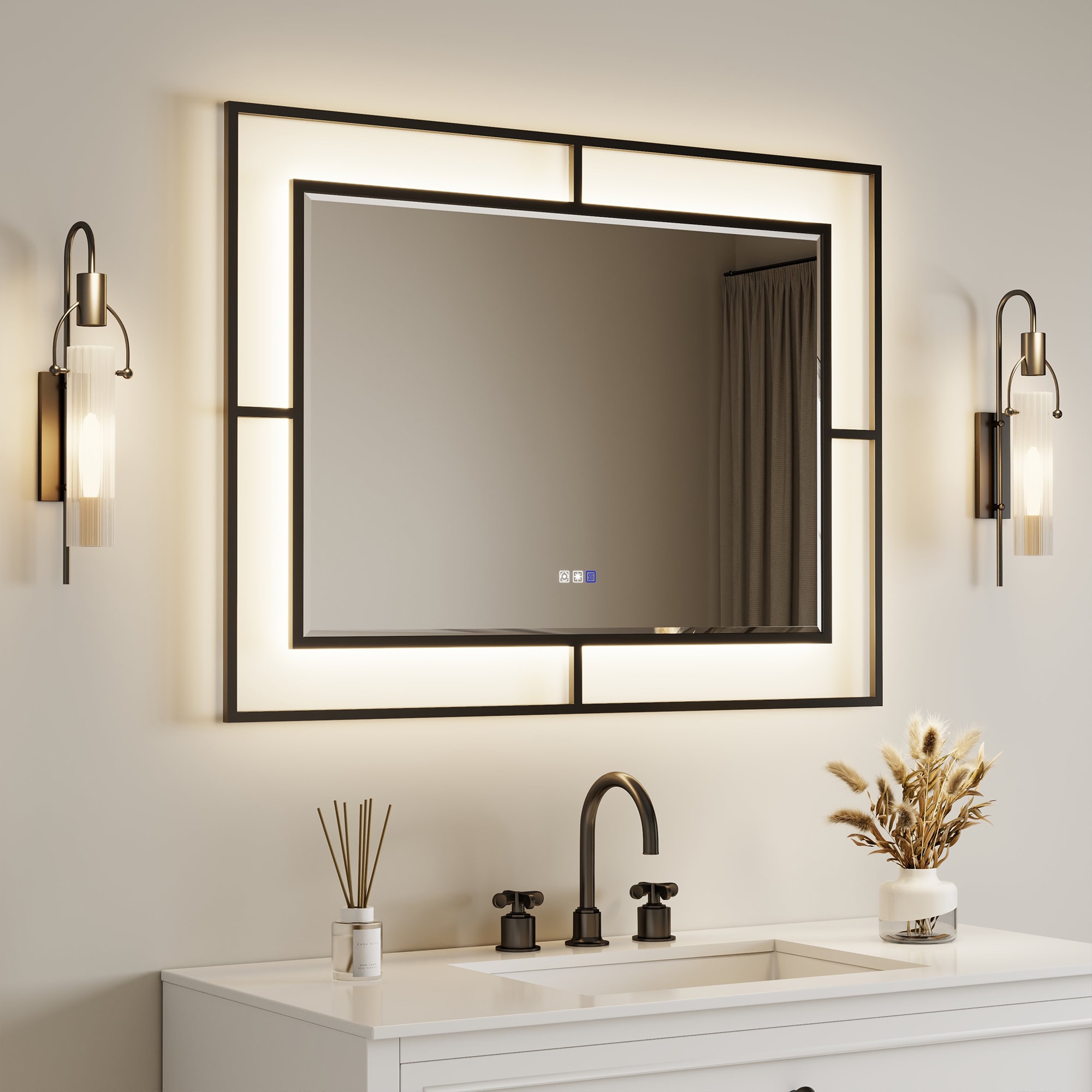 ExBrite EXBM4836V10MBX Framed-Bath-Mirrors - View #12